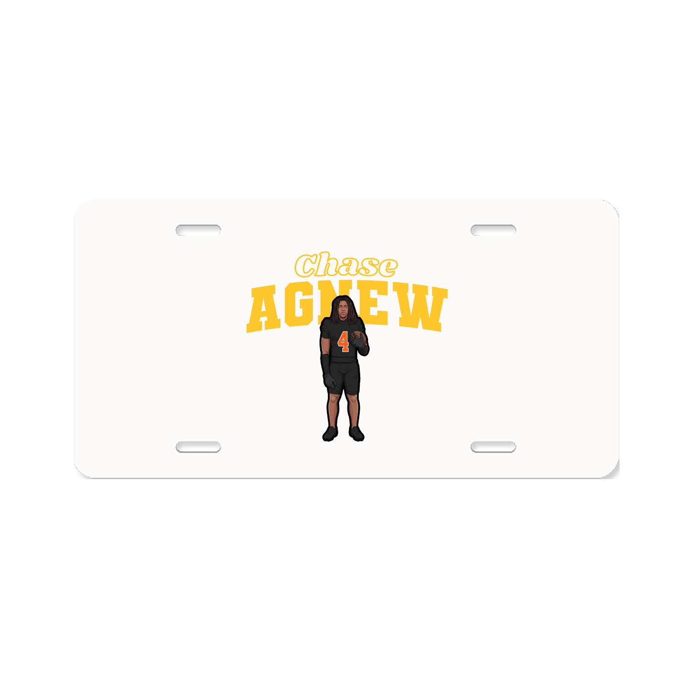 License Plate — Name Arch in Classic