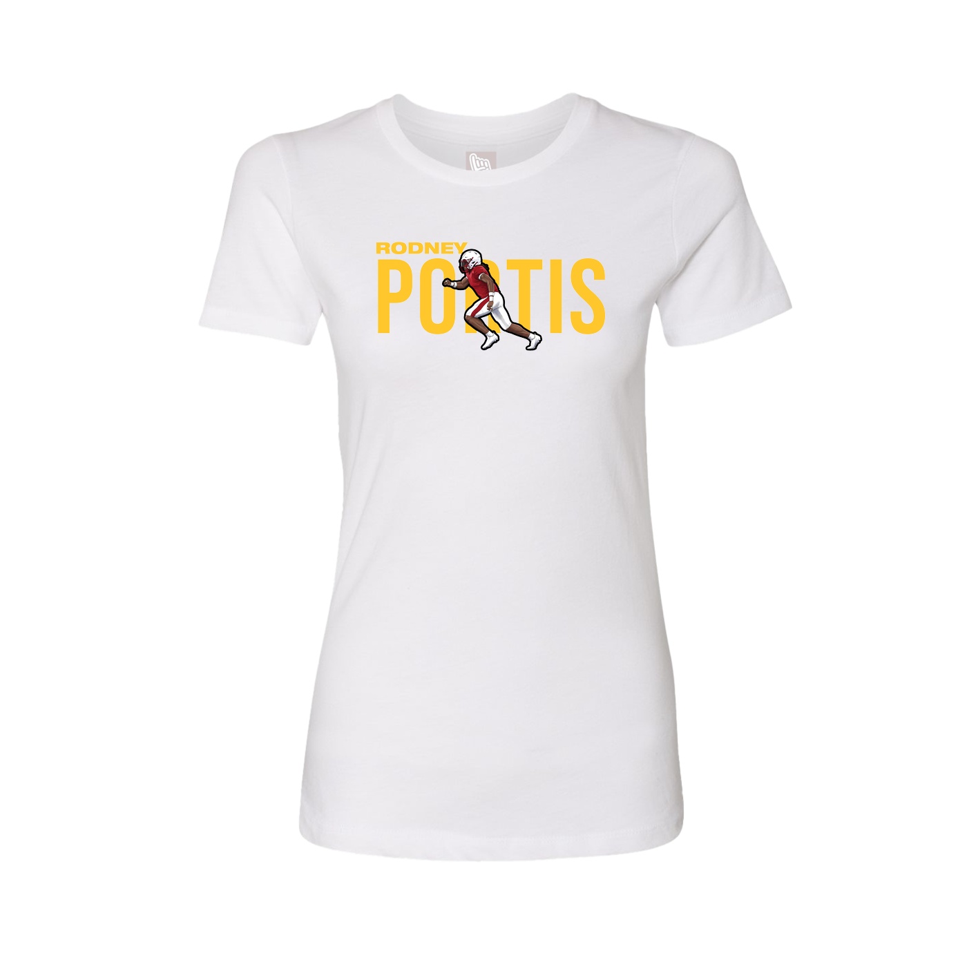 Womens Tee — Player Name in White