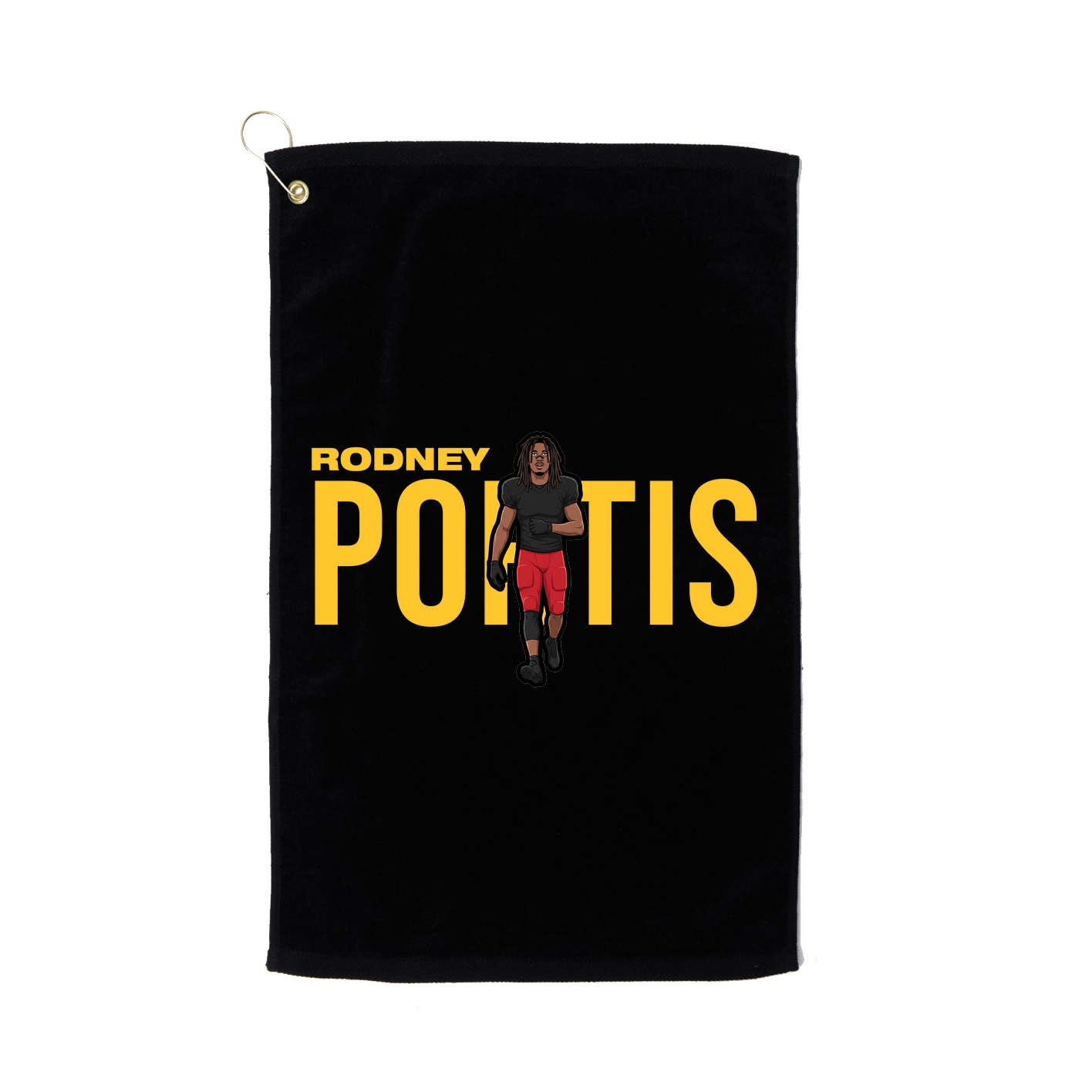 Golf Towel — Player Name in Black