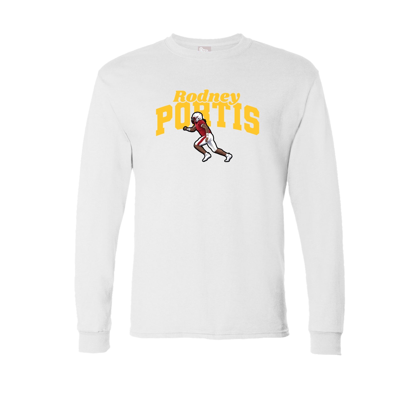 Long Sleeve Tee — Signature Arch in White