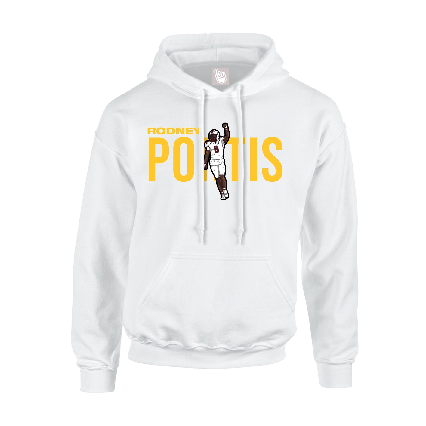Hoodie — Player Name in White