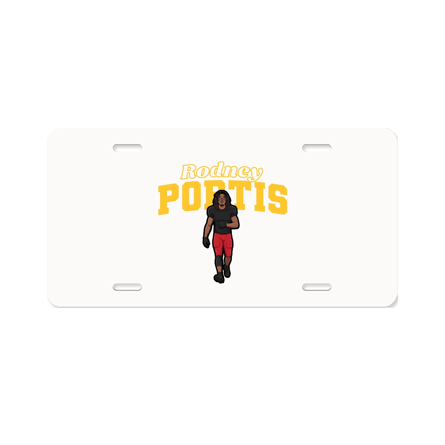 License Plate — Name Arch in Classic