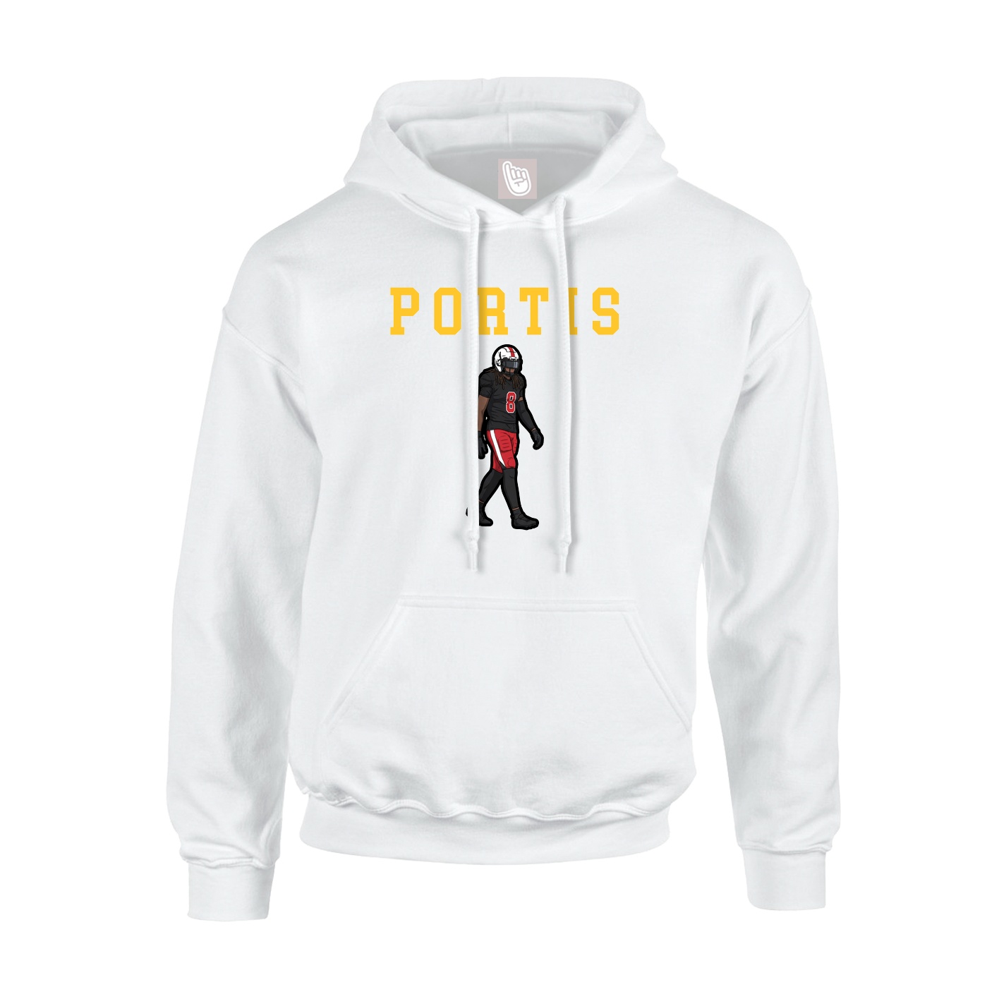 Hoodie — Shirsey in White