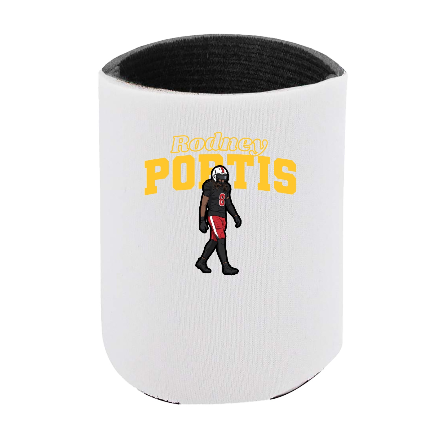 Can Holder — Name Arch in White