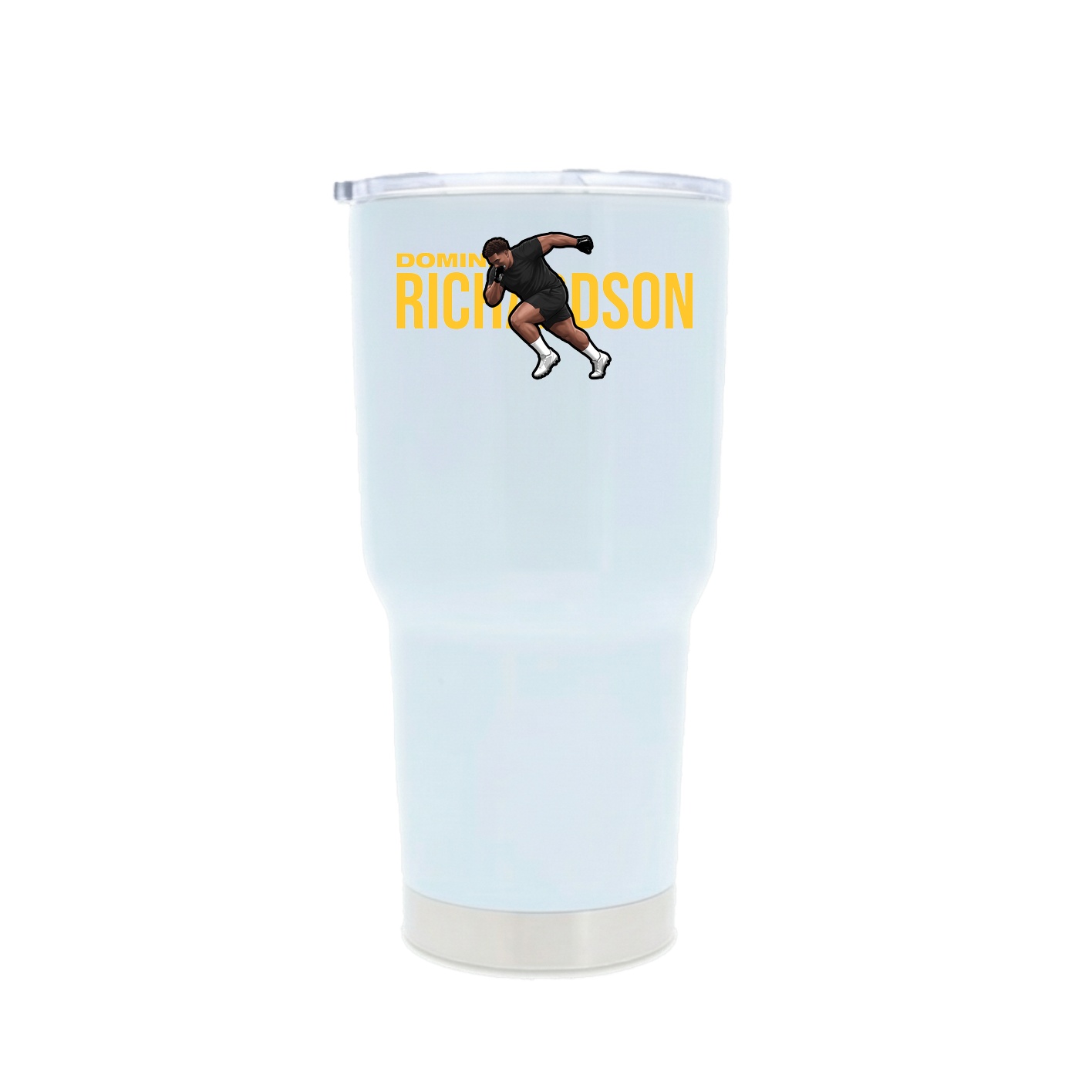 30oz Stainless Steel Tumbler — Player Name in White