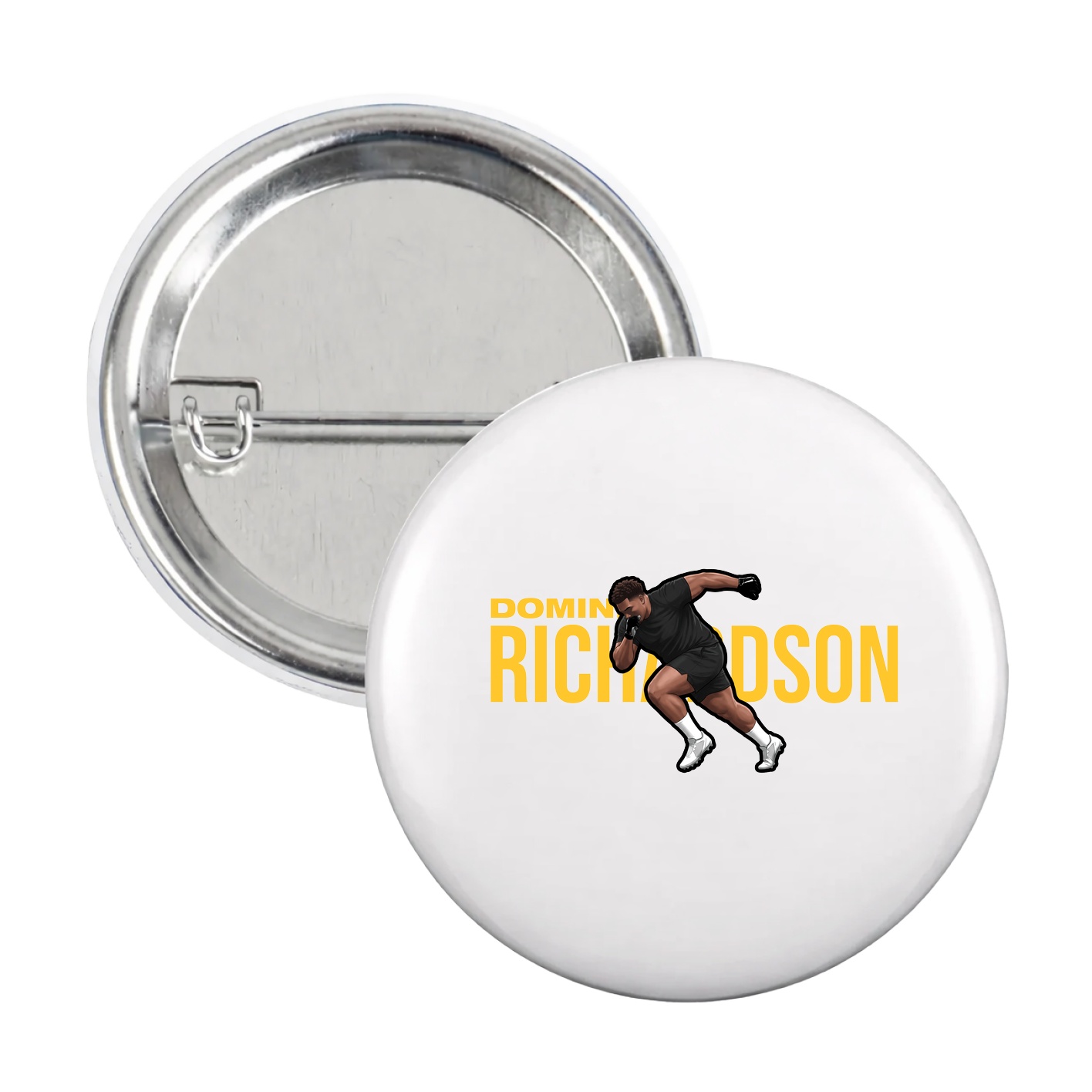 Game Day Button — Player Name in White