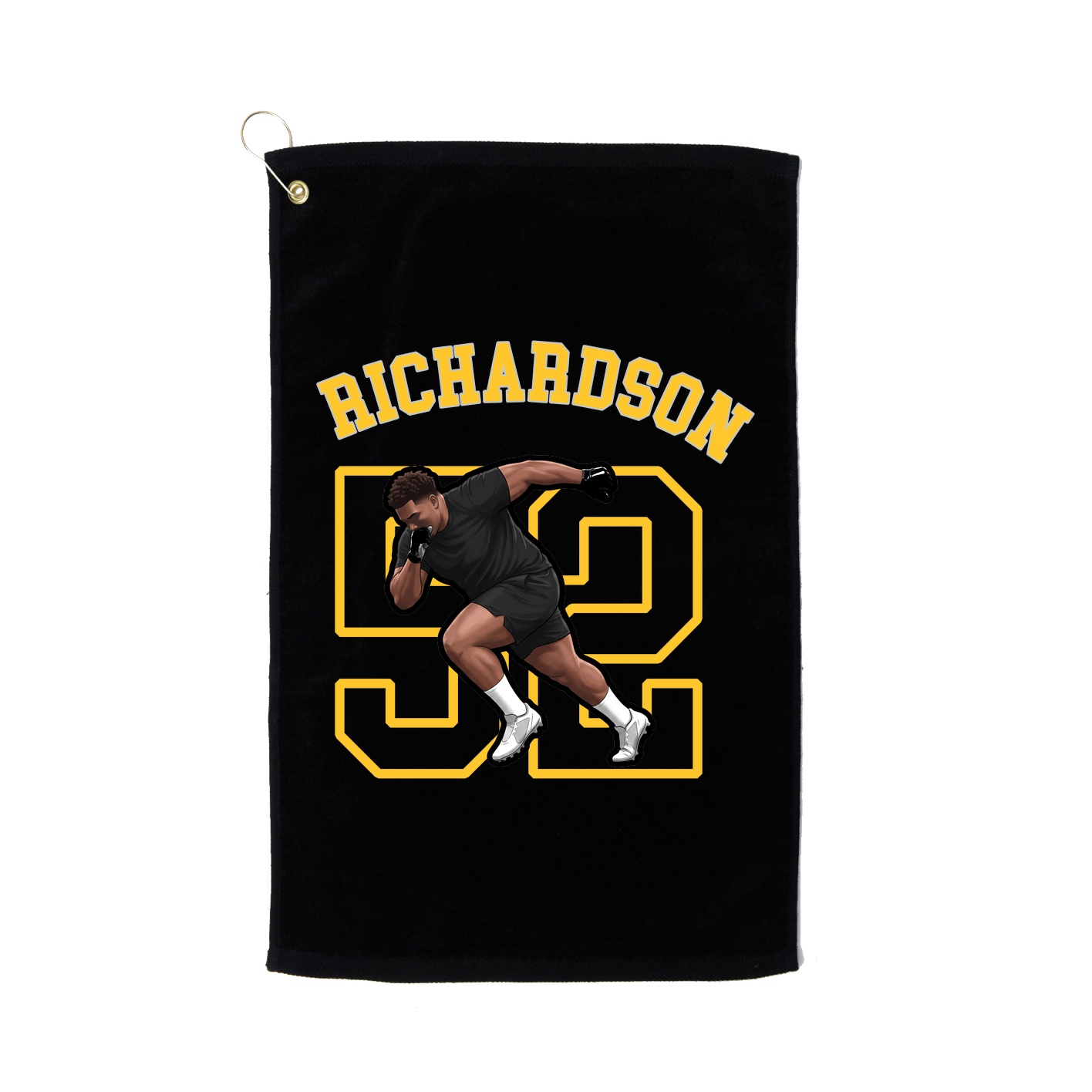 Golf Towel — Shirsey Arch in Black