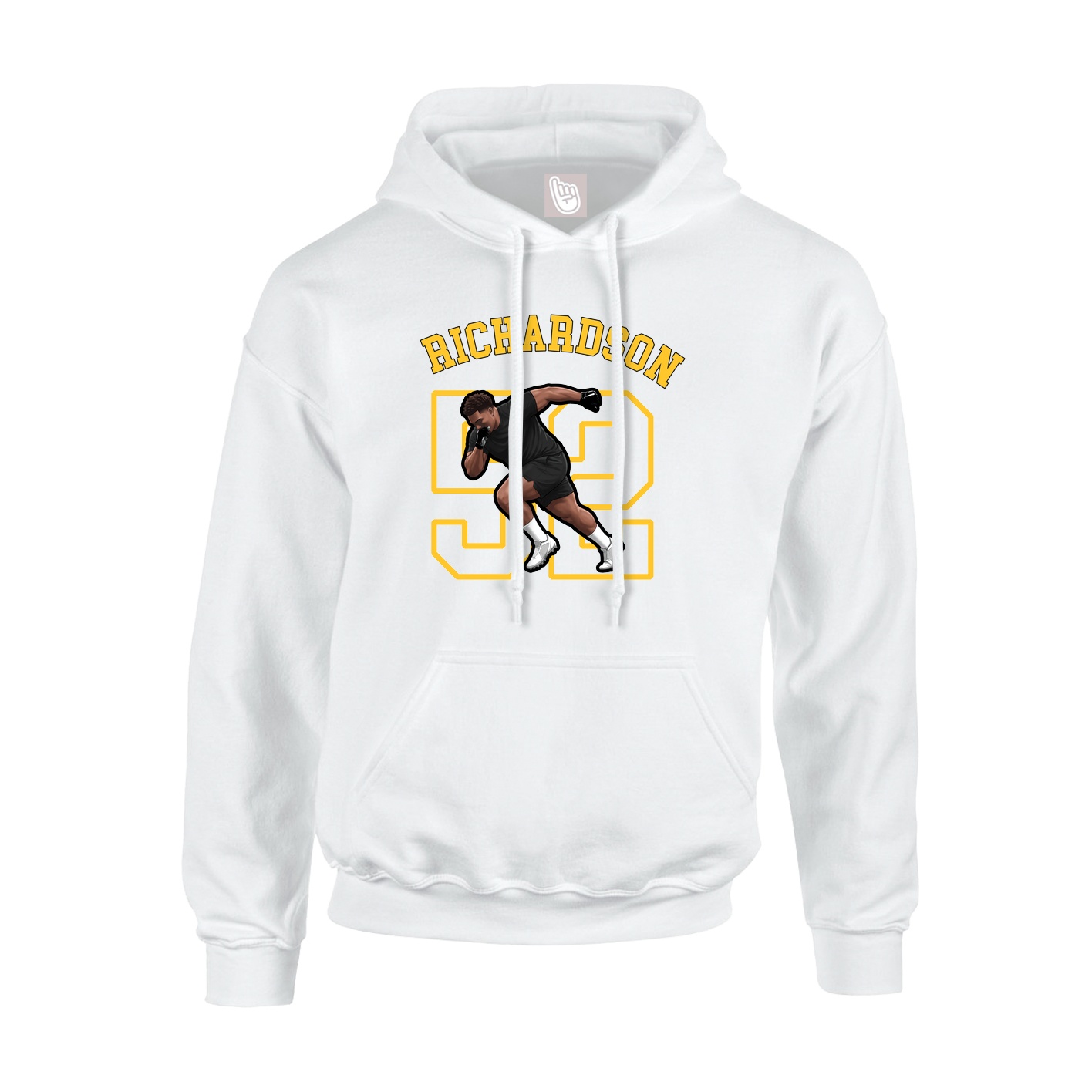 Hoodie — Shirsey Arch in White