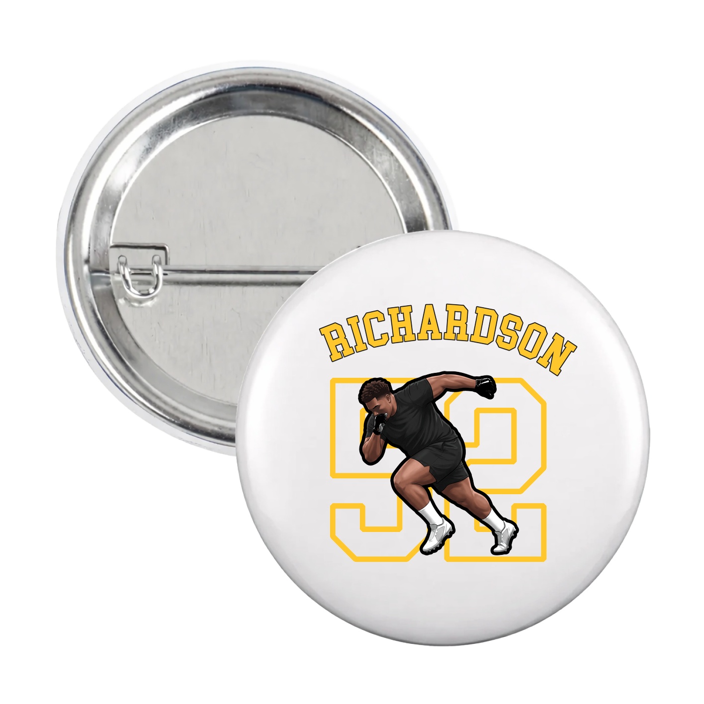 Game Day Button — Shirsey Arch in White