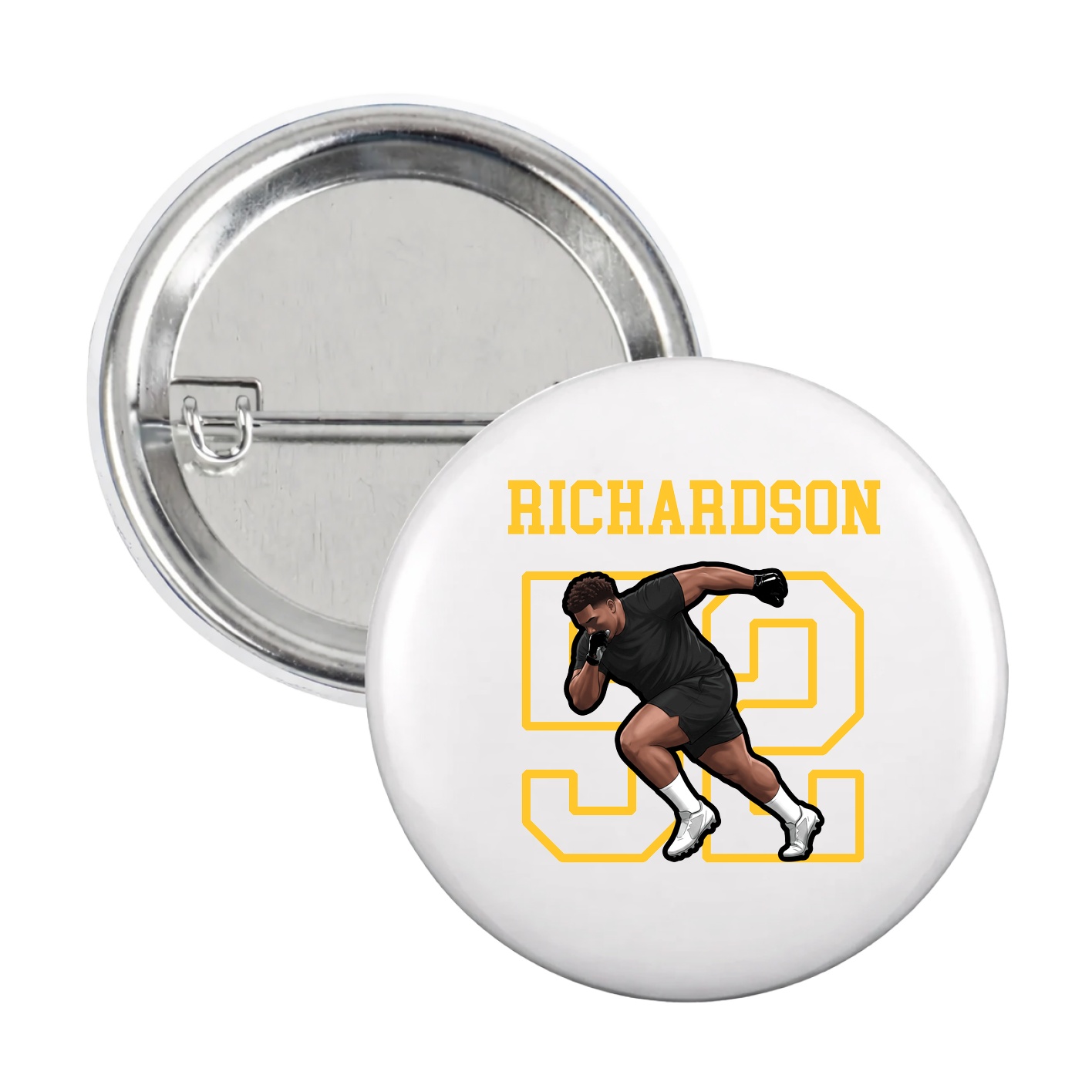 Game Day Button — Shirsey in White