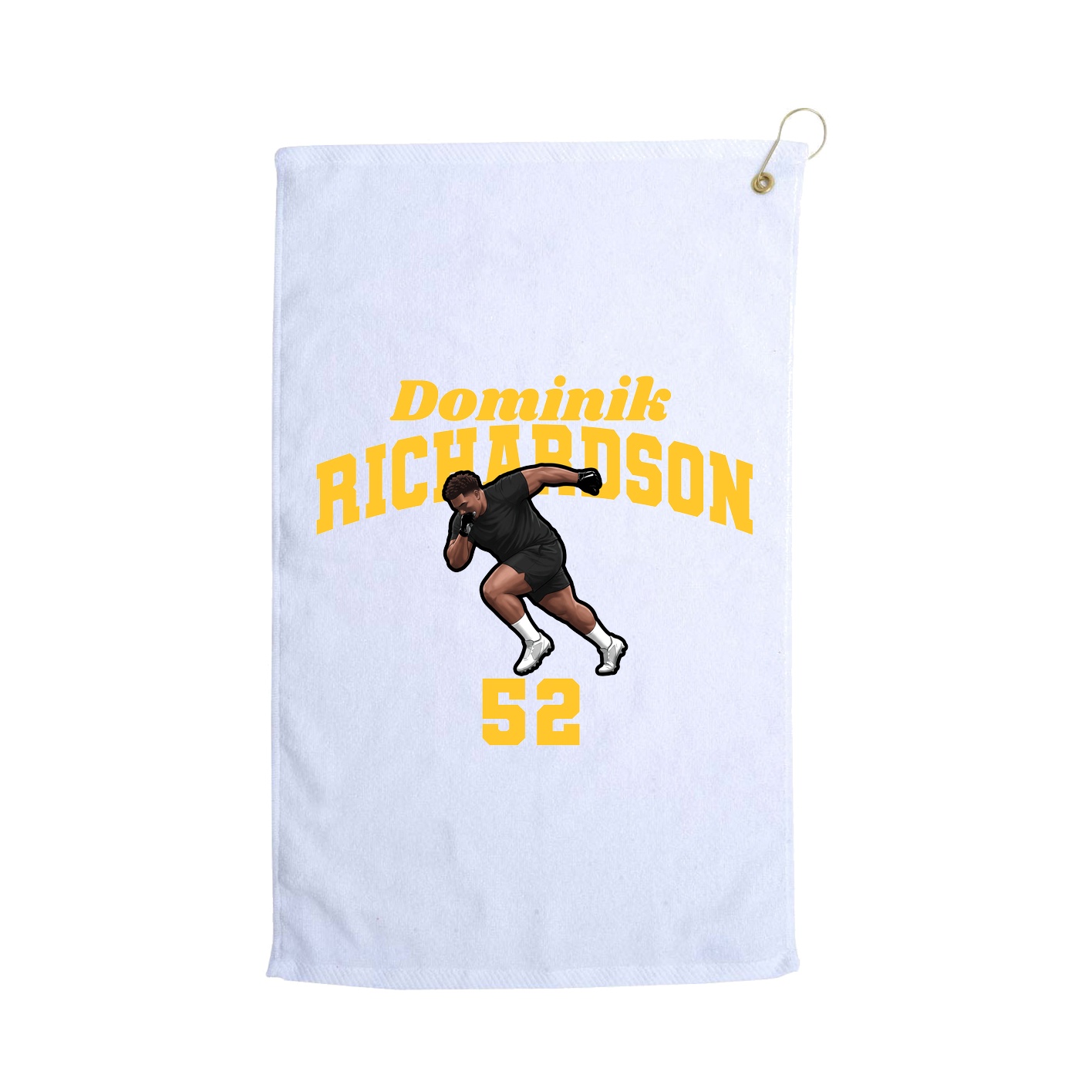 Golf Towel — Signature Arch in White