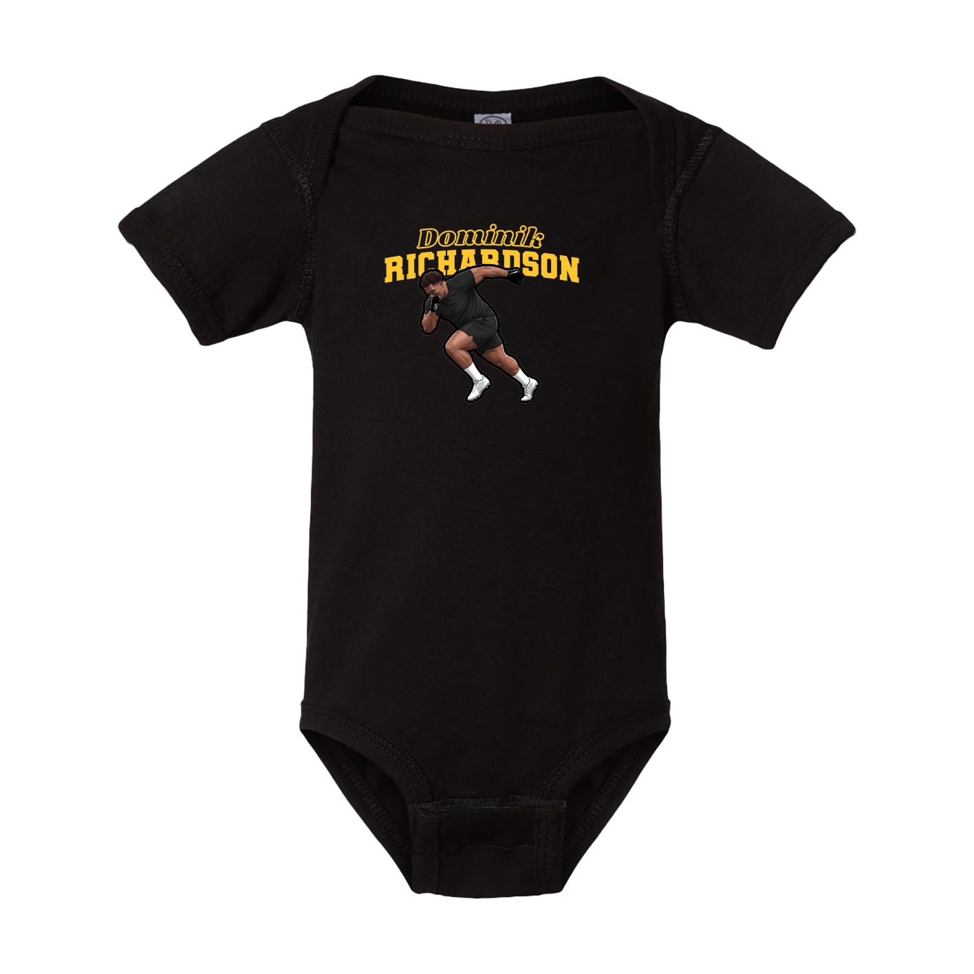 Baby Onesie — Name Arch in Black