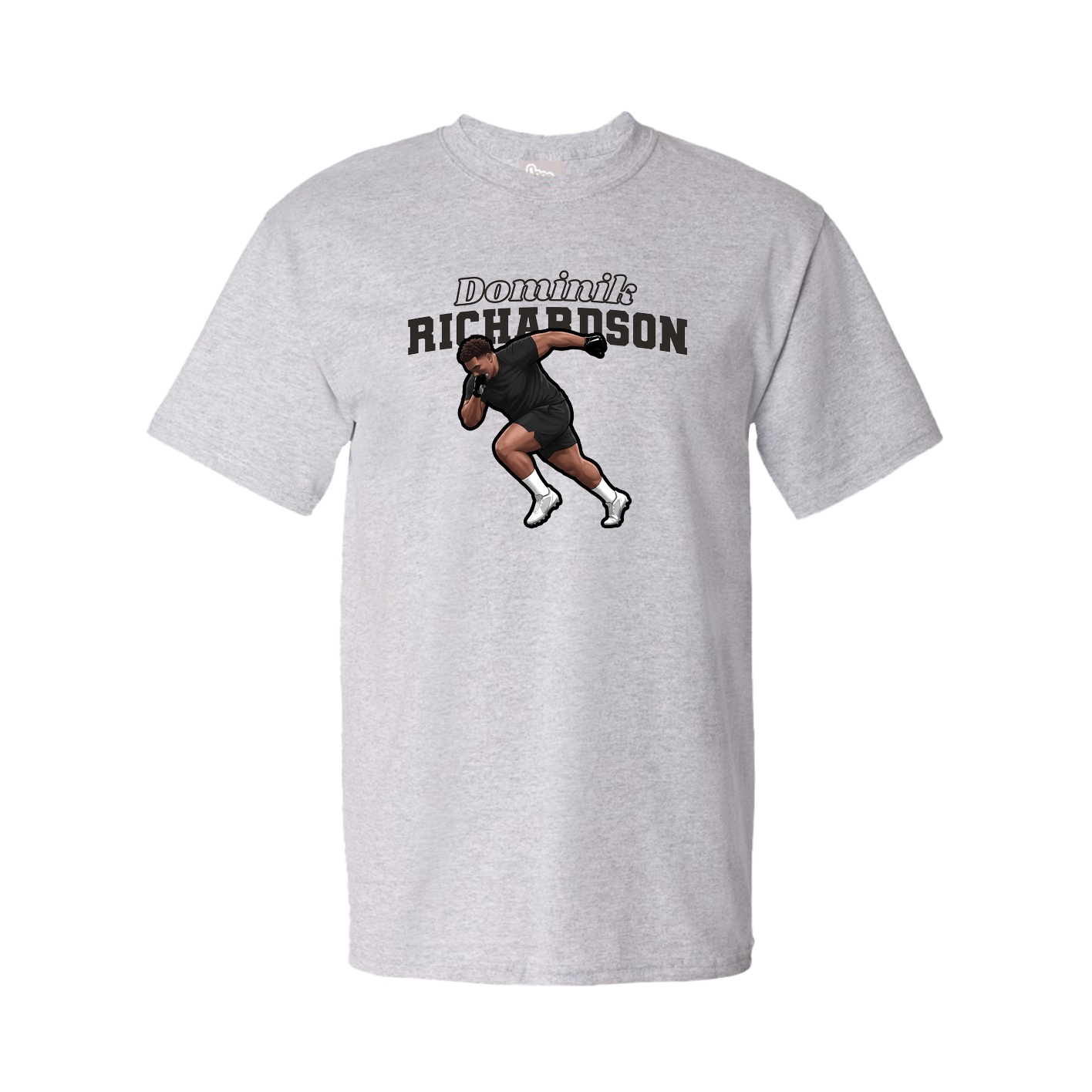 Youth Tee — Name Arch in Grey