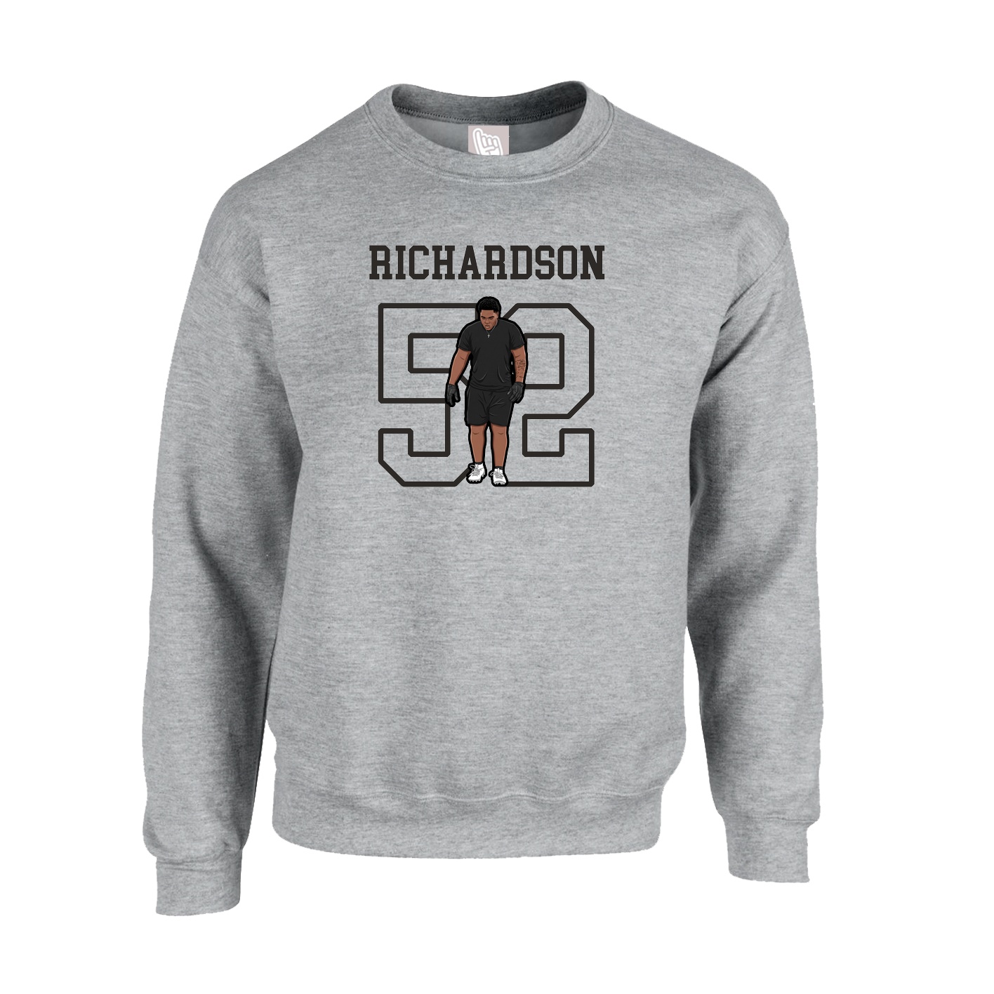 Fleece Crew — Shirsey in Grey