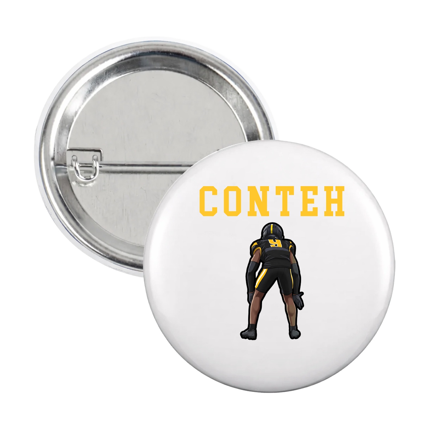 Game Day Button — Shirsey in White