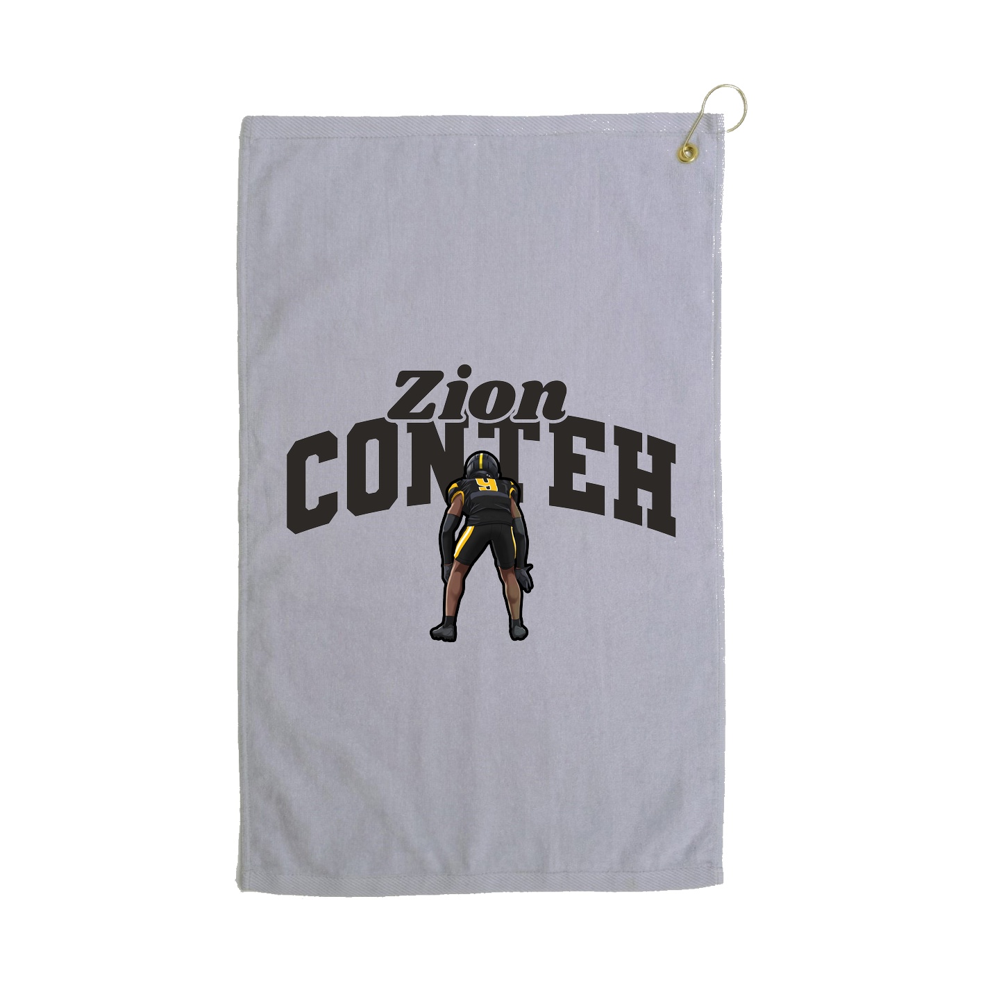 Golf Towel — Signature Arch in Grey