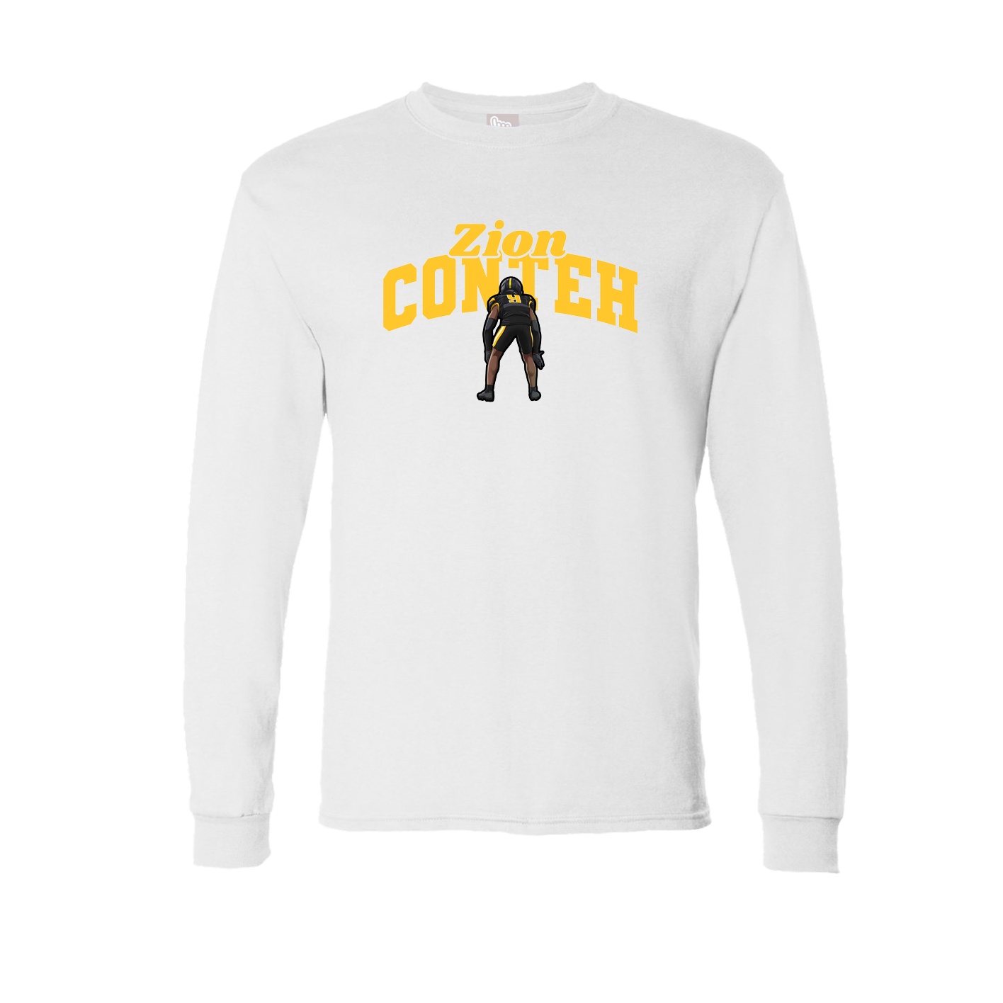 Long Sleeve Tee — Signature Arch in White