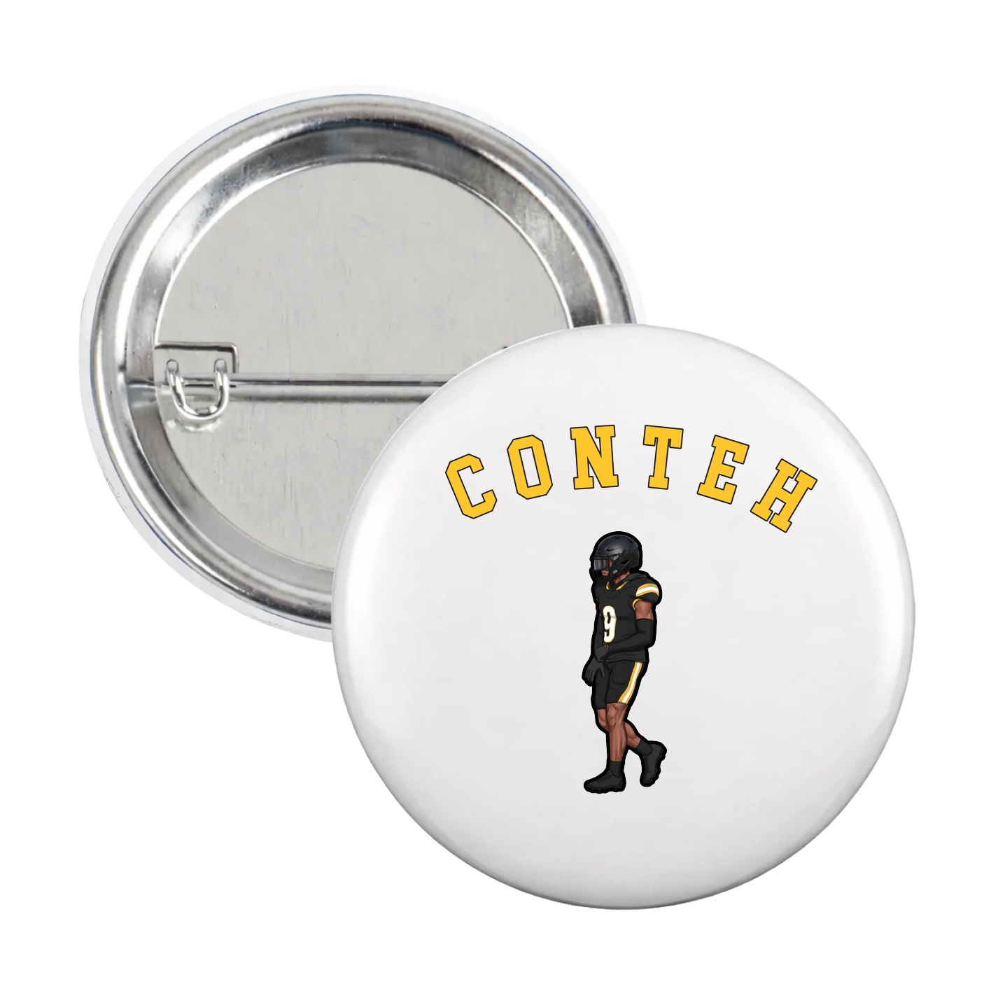 Game Day Button — Shirsey Arch in White
