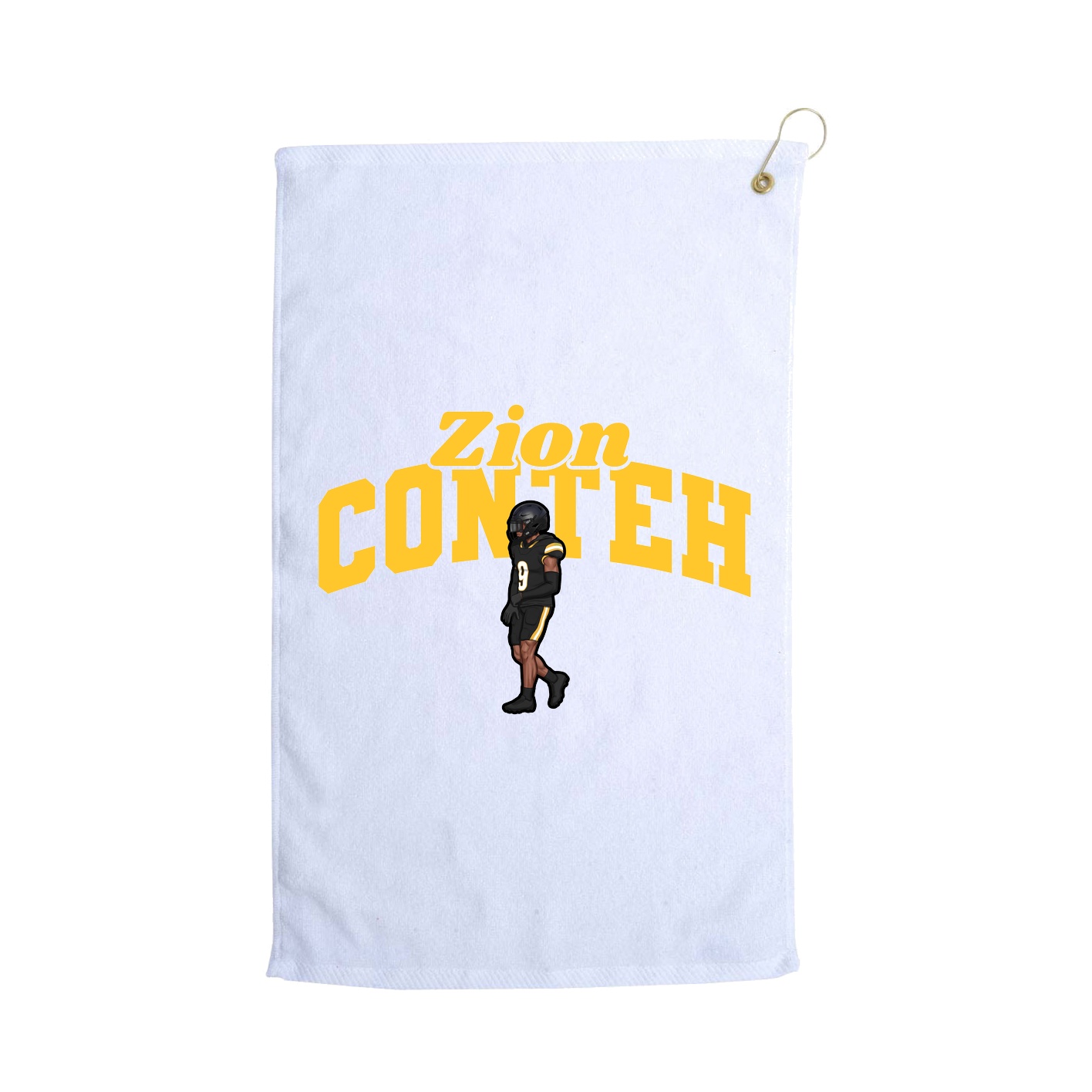 Golf Towel — Signature Arch in White