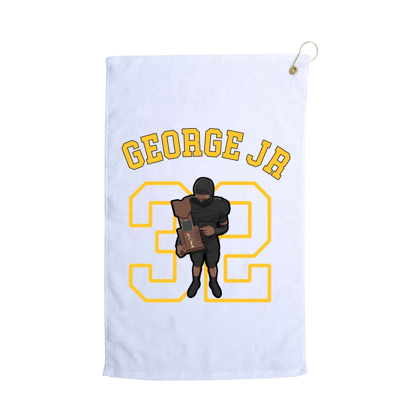Golf Towel — Shirsey Arch in White