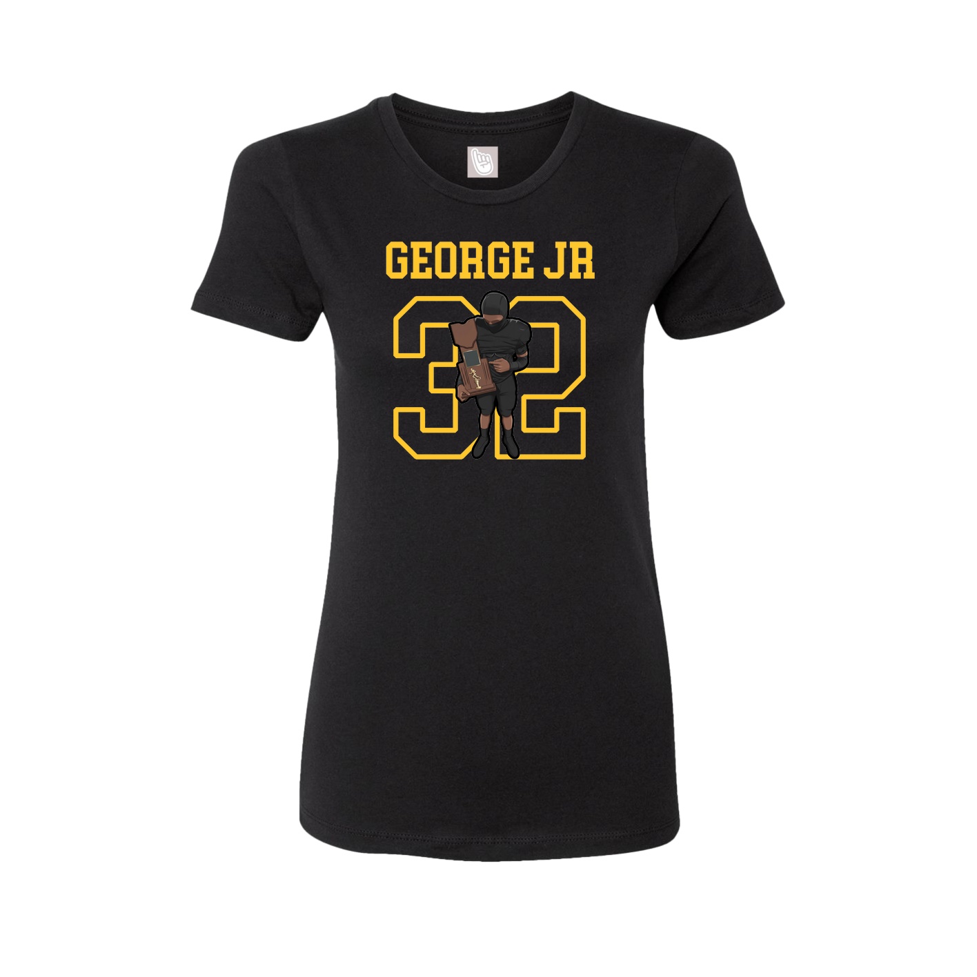 Fitted Women's Tee — Shirsey in Black