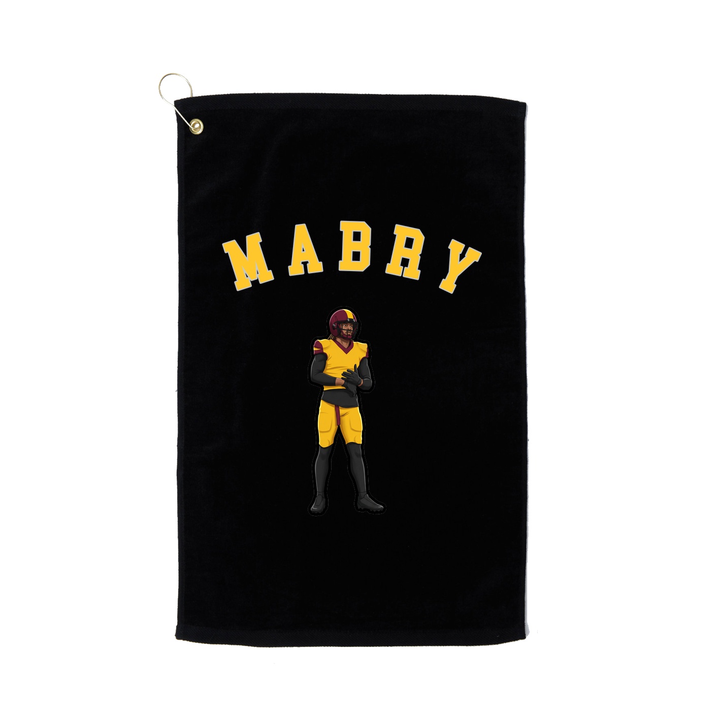 Golf Towel — Shirsey Arch in Black