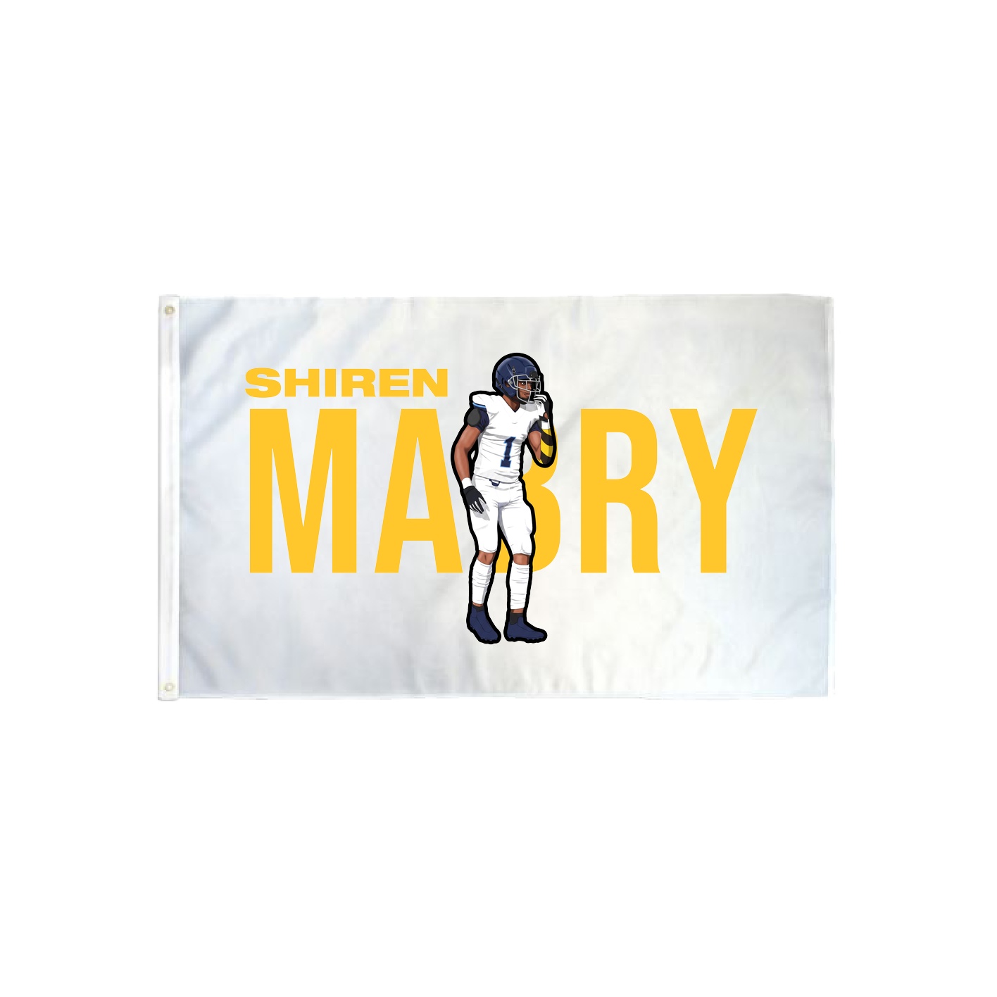 3x5 Flag — Player Name in Classic