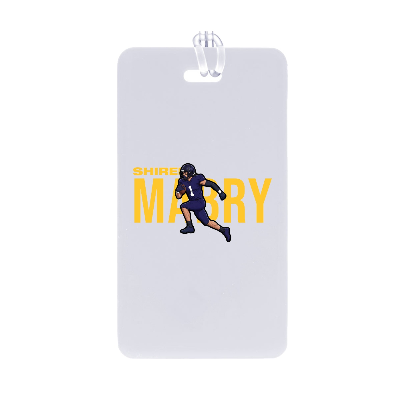 Bag Tag — Player Name in Classic