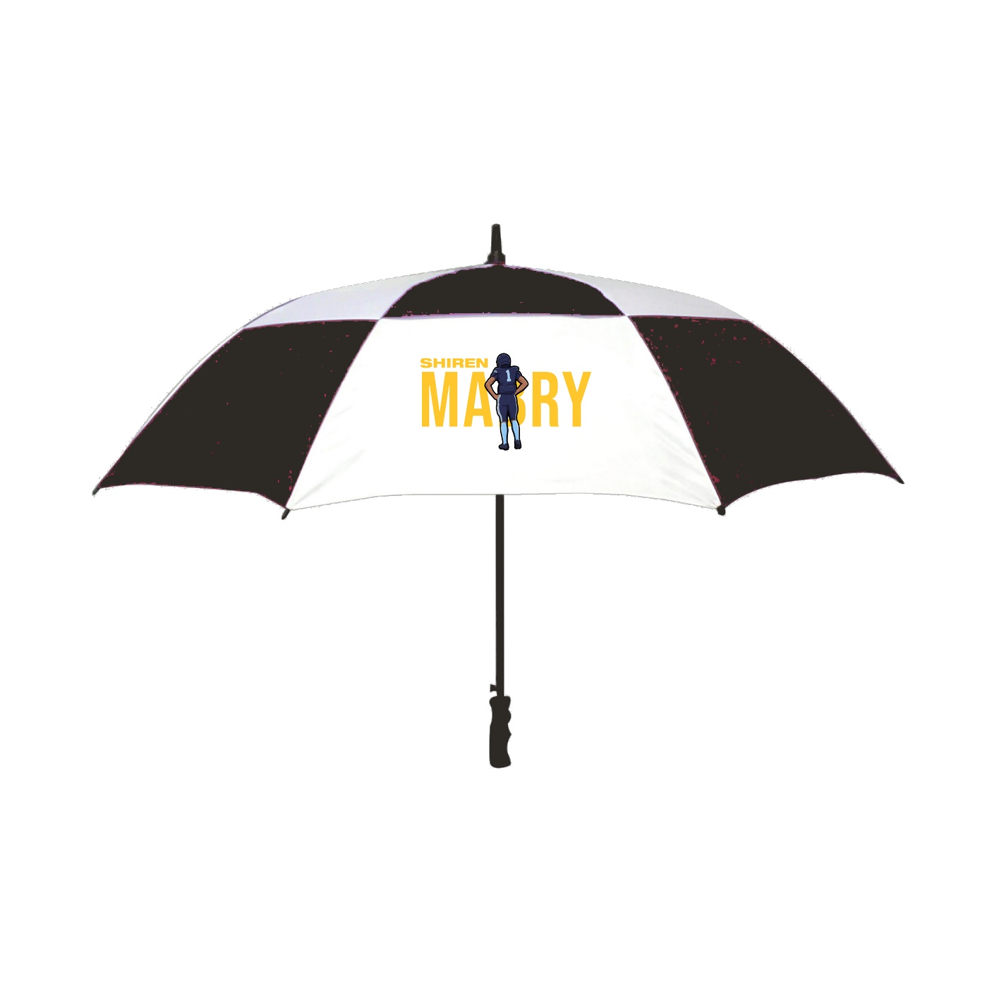 Golf Umbrella — Player Name in Black