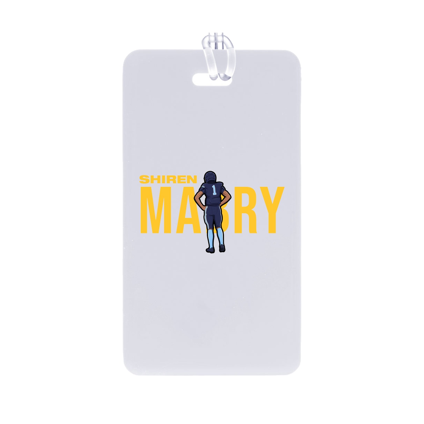 Bag Tag — Player Name in Classic