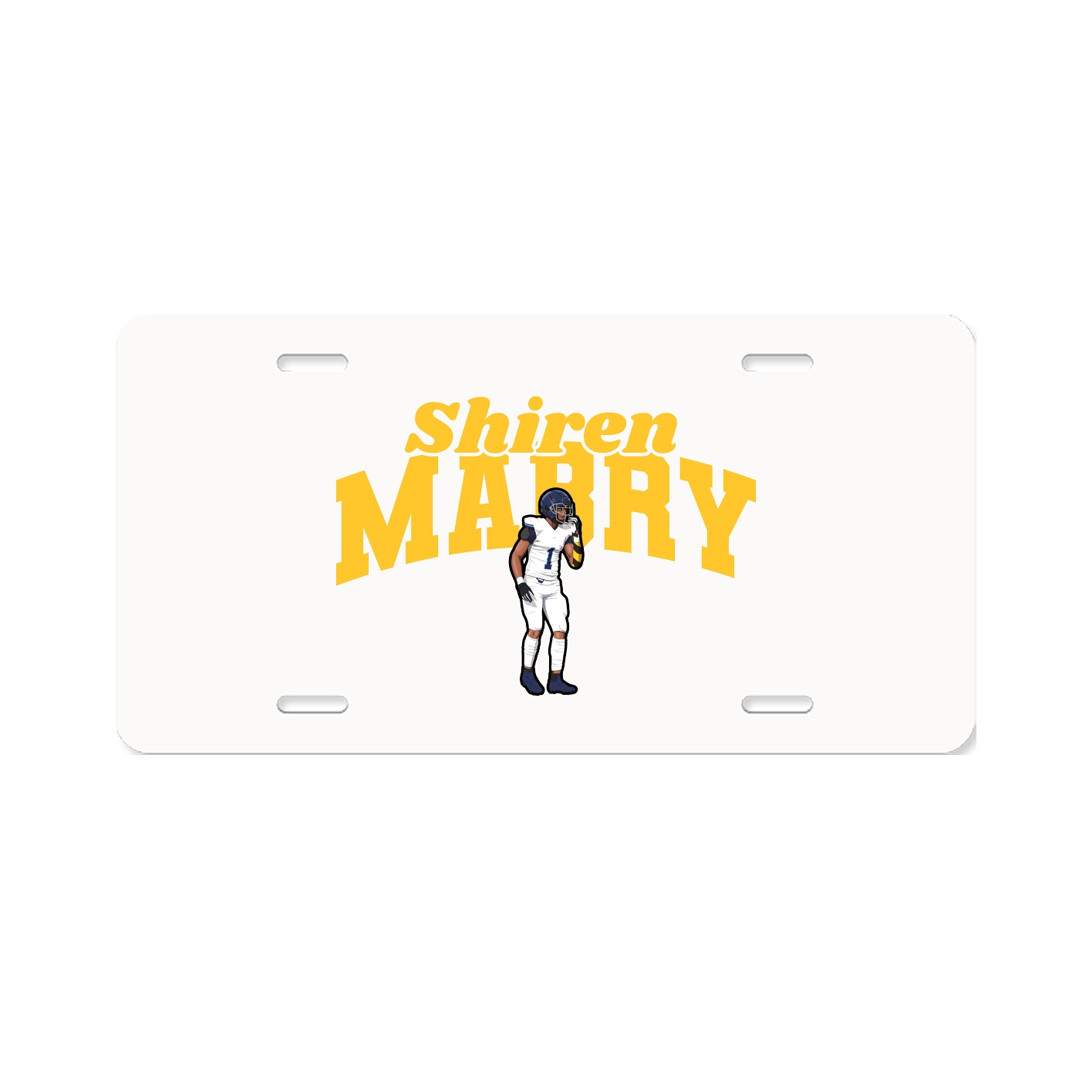 License Plate — Signature Arch in Classic
