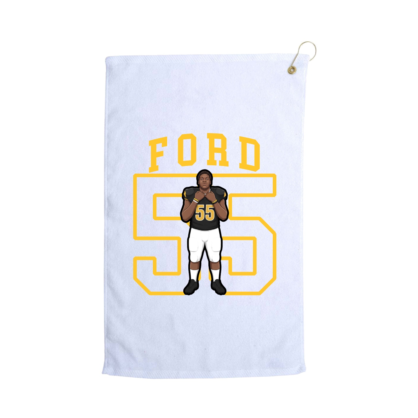 Golf Towel — Shirsey in White