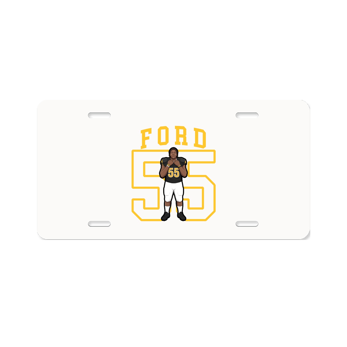 Aluminum License Plate