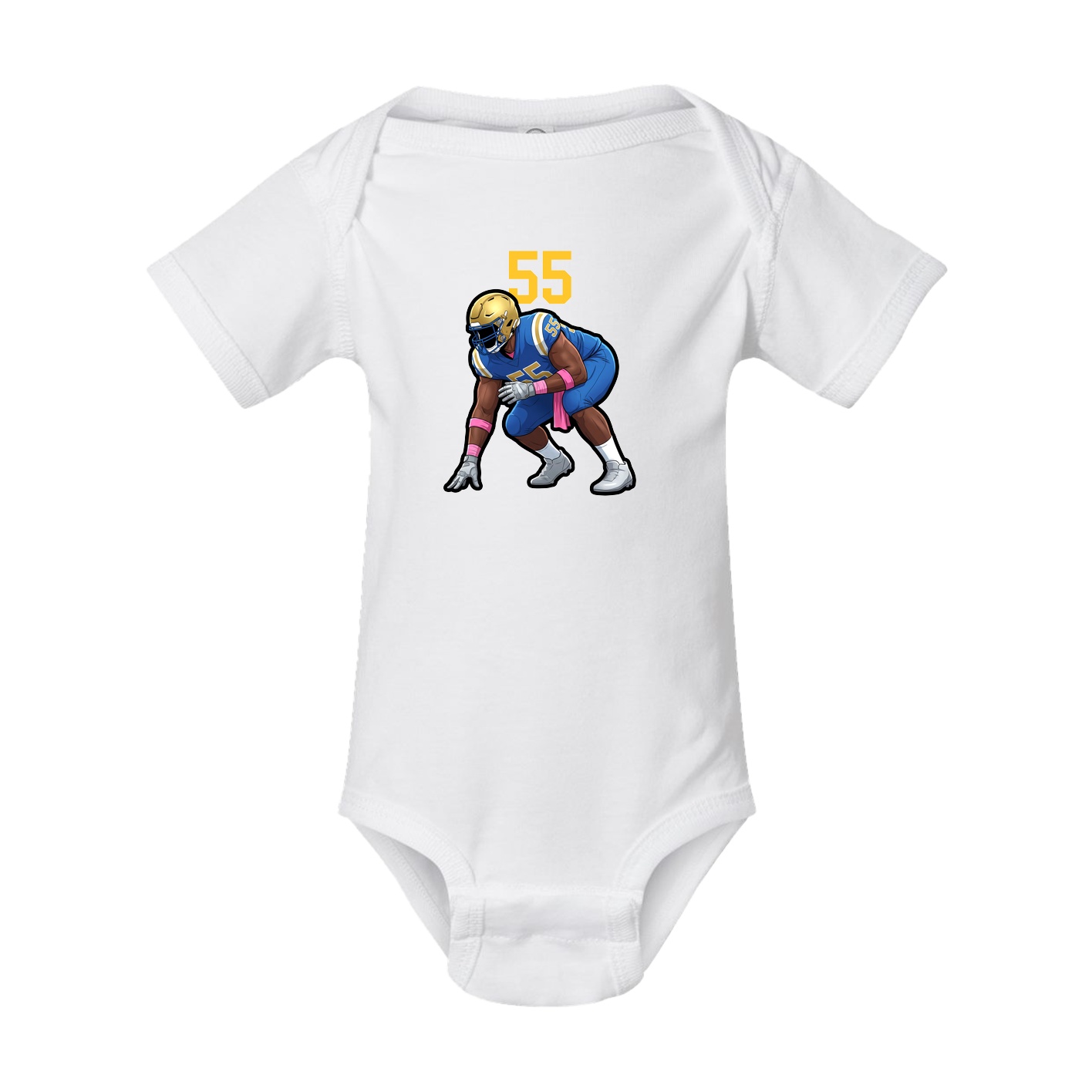 Baby Onesie — Number Top in White