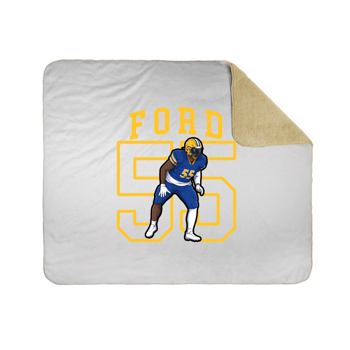 Throw Blanket — Shirsey in White