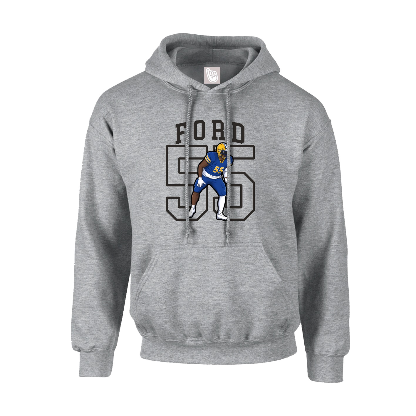 Youth Hoodie — Shirsey in Grey