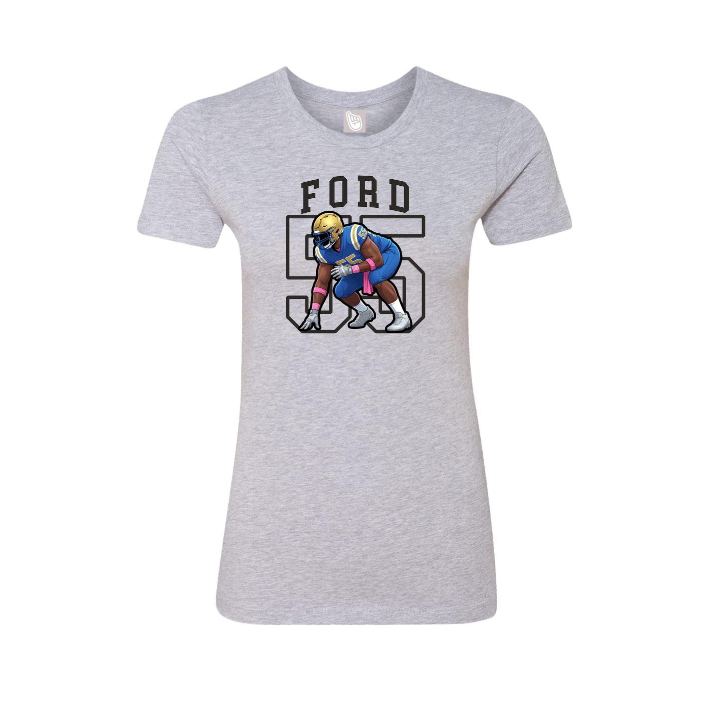 Fitted Women's Tee — Shirsey in Grey