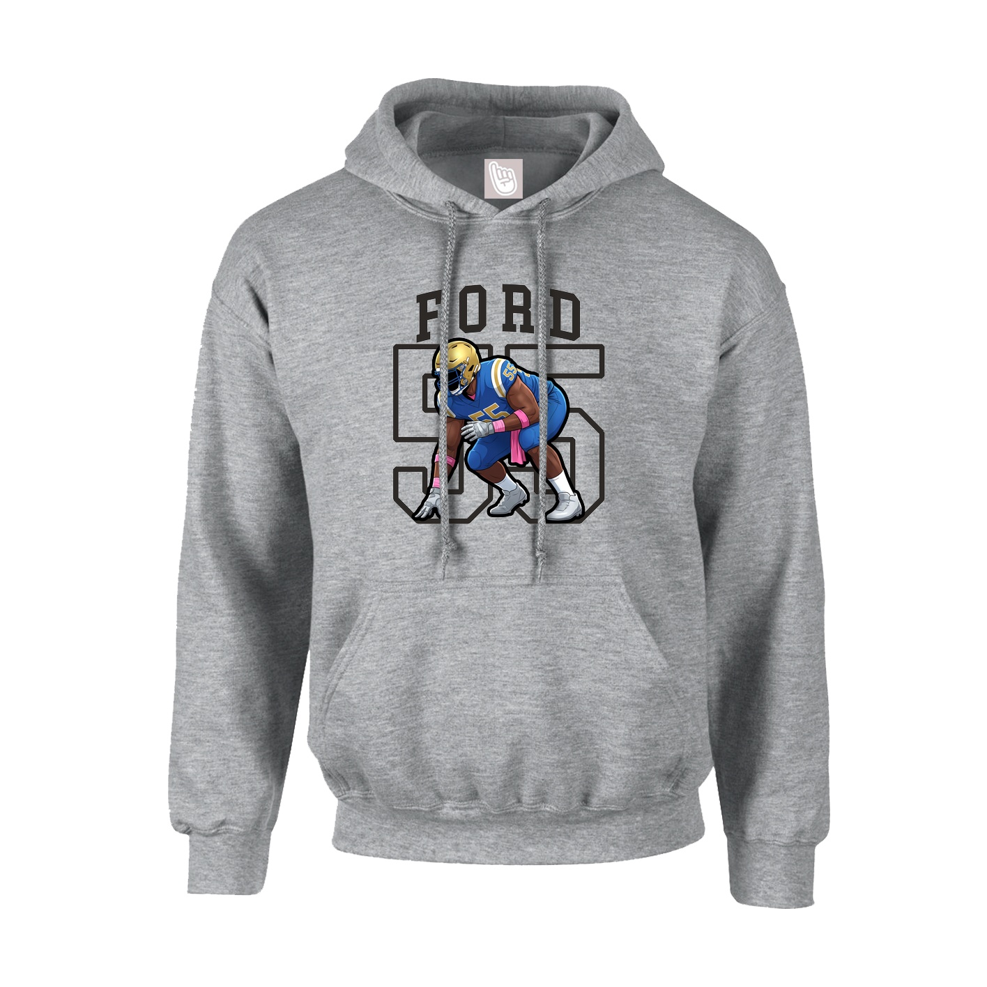 Hoodie — Shirsey in Grey