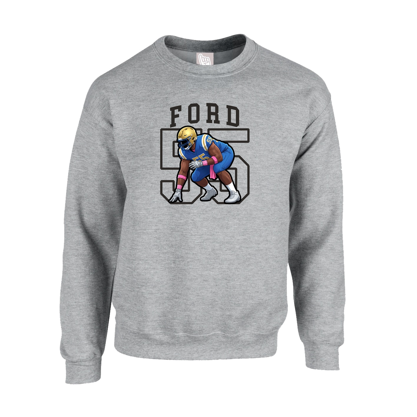 Fleece Crew — Shirsey in Grey