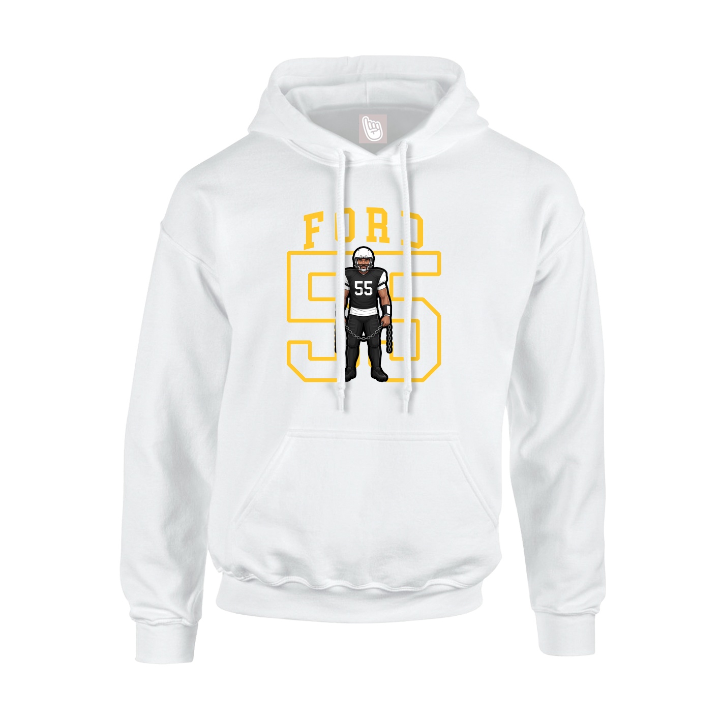 Youth Hoodie — Shirsey in White