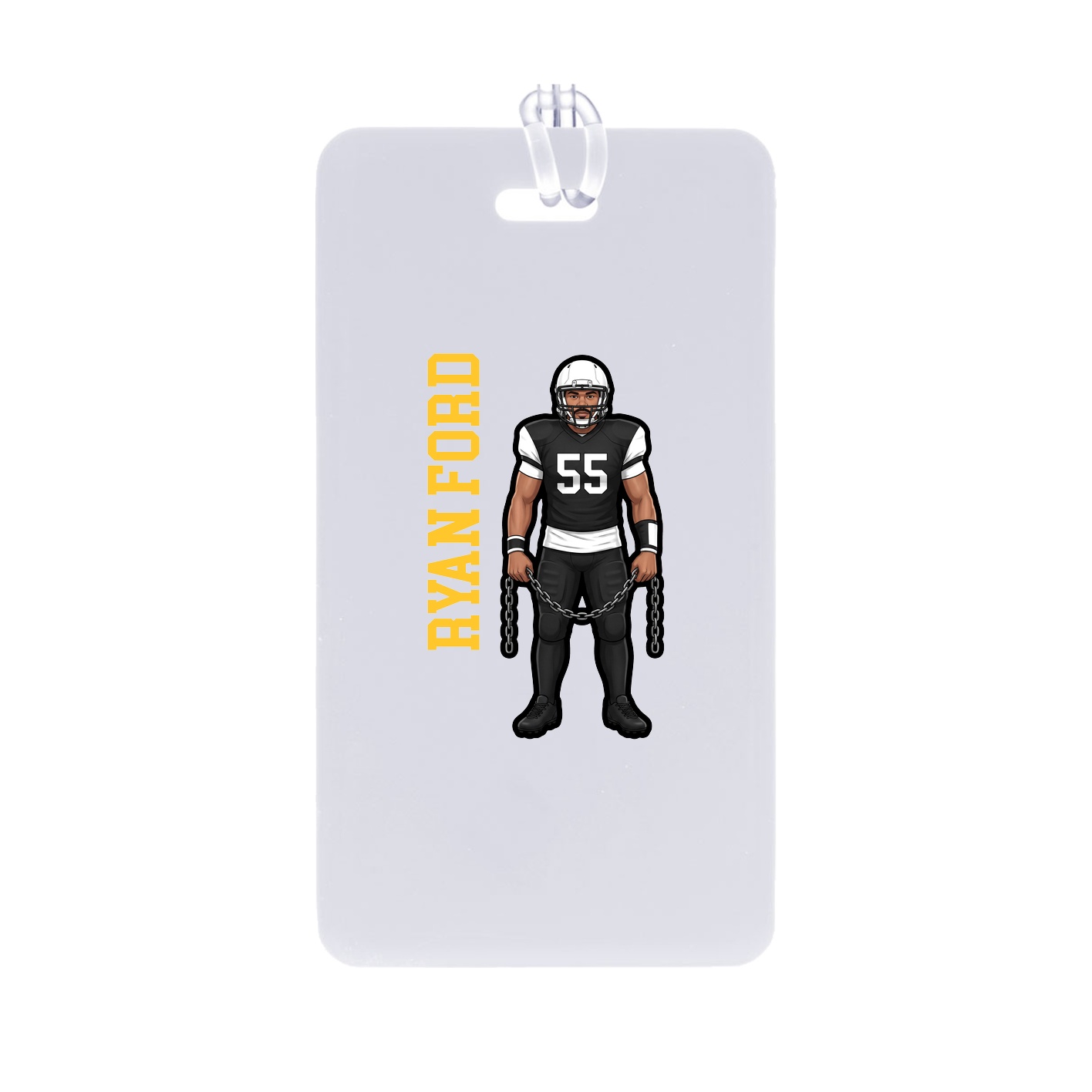 Bag Tag — Name Vertical in Classic