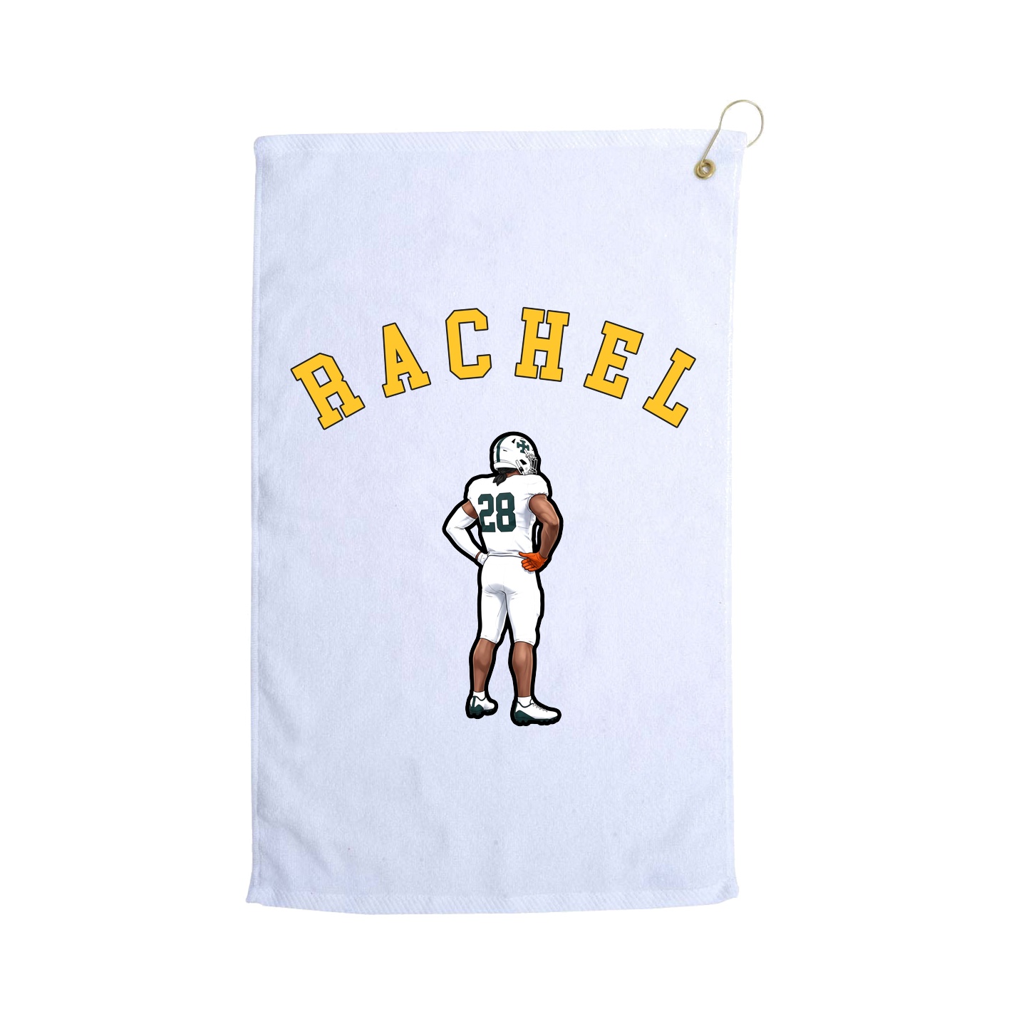 Golf Towel — Shirsey Arch in White