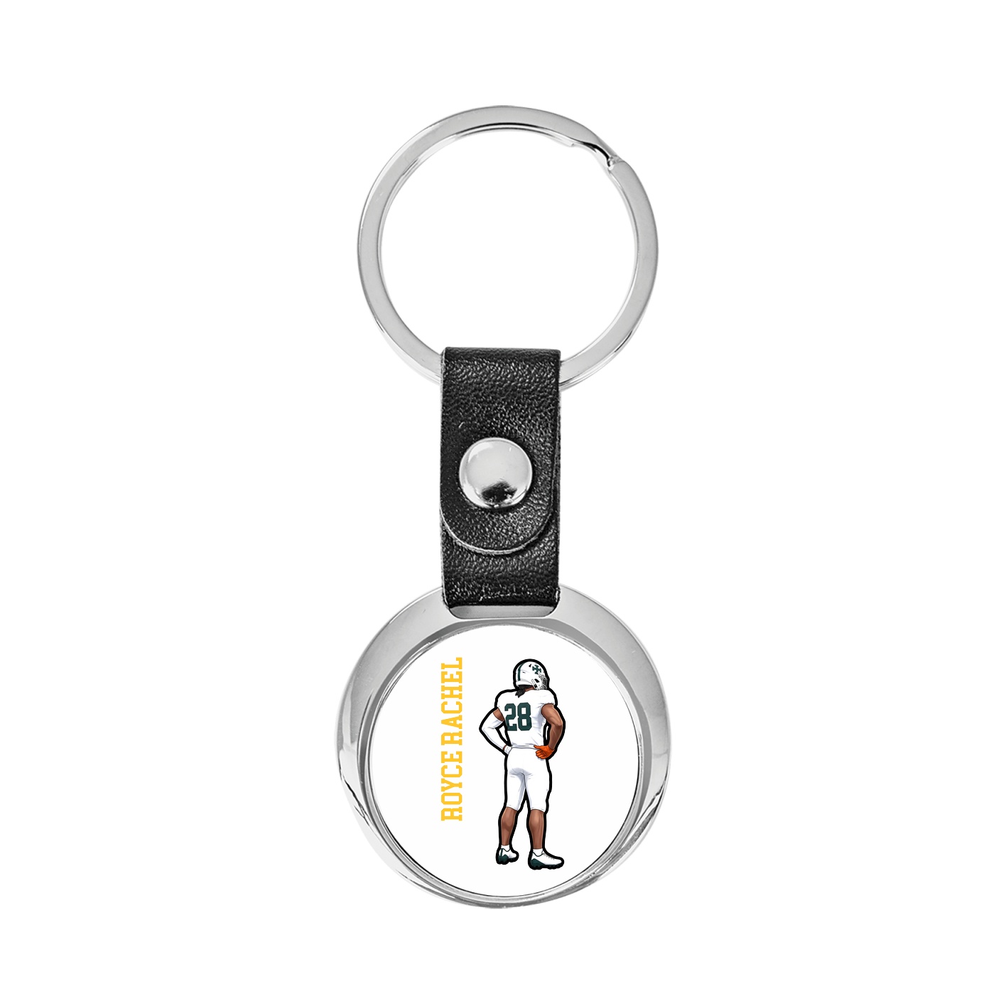 Key Chain — Name Vertical in Classic