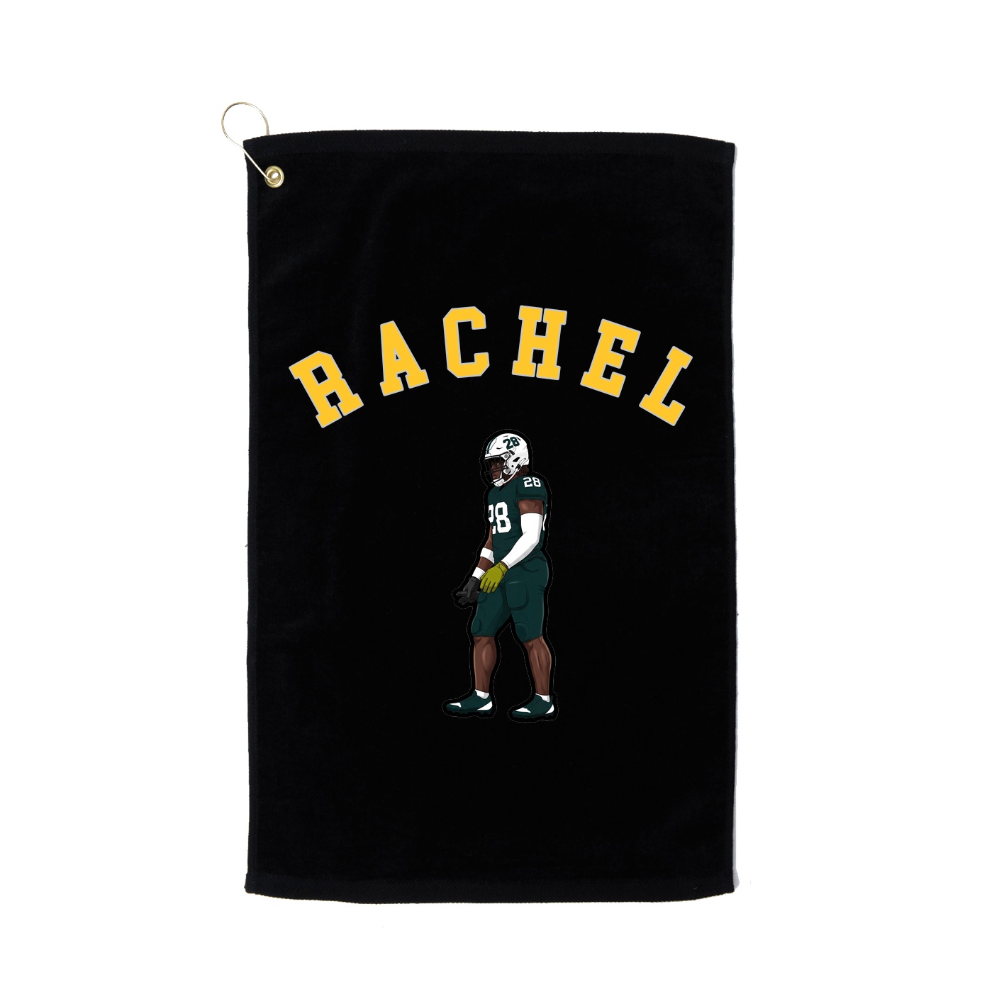 Golf Towel — Shirsey Arch in Black