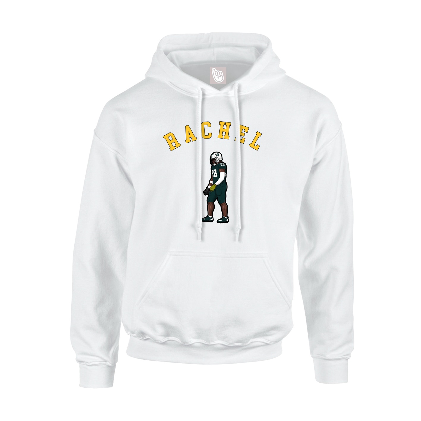 Youth Hoodie — Shirsey Arch in White