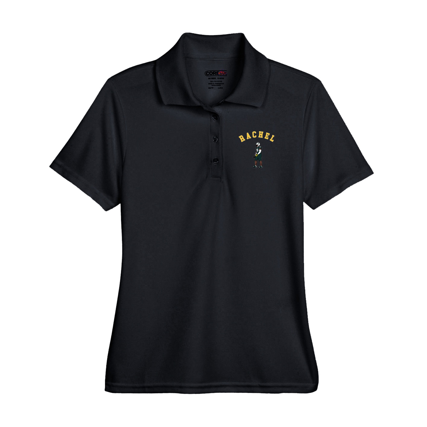 Performance Polo — Shirsey Arch in Black