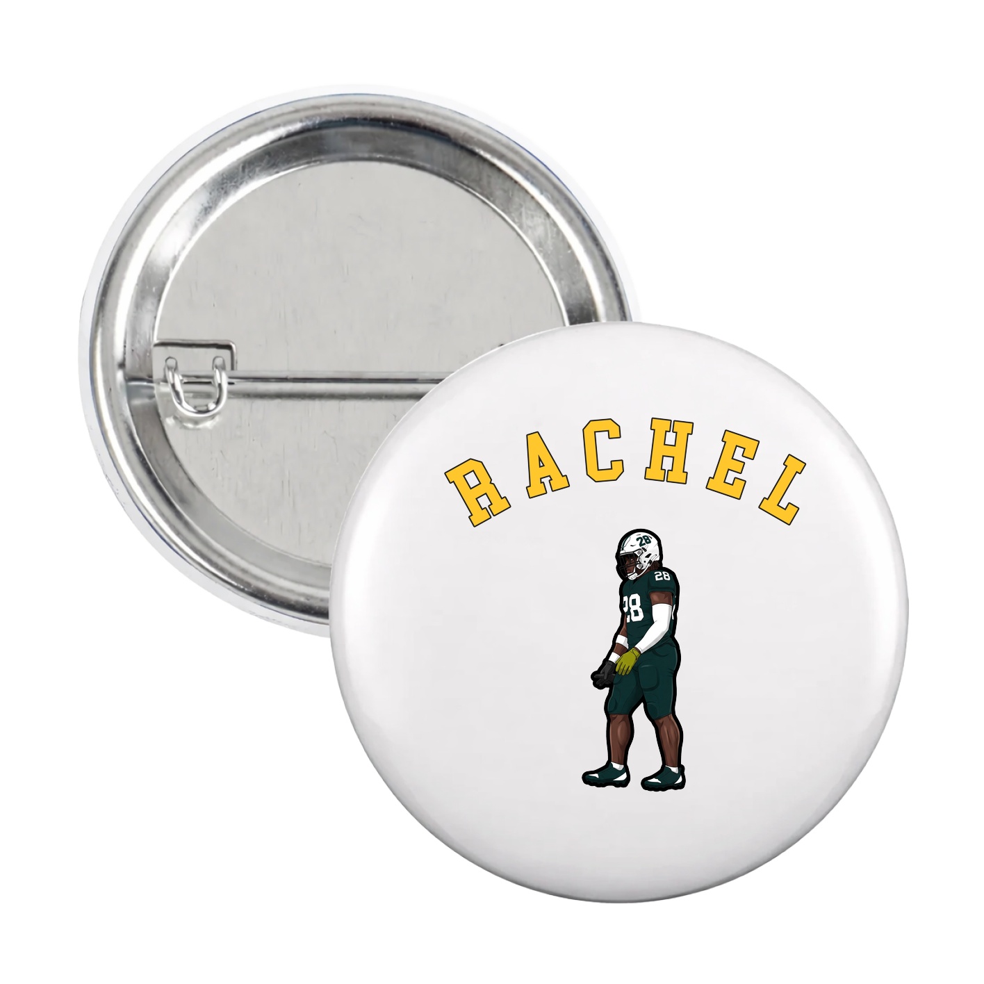 Game Day Button — Shirsey Arch in White