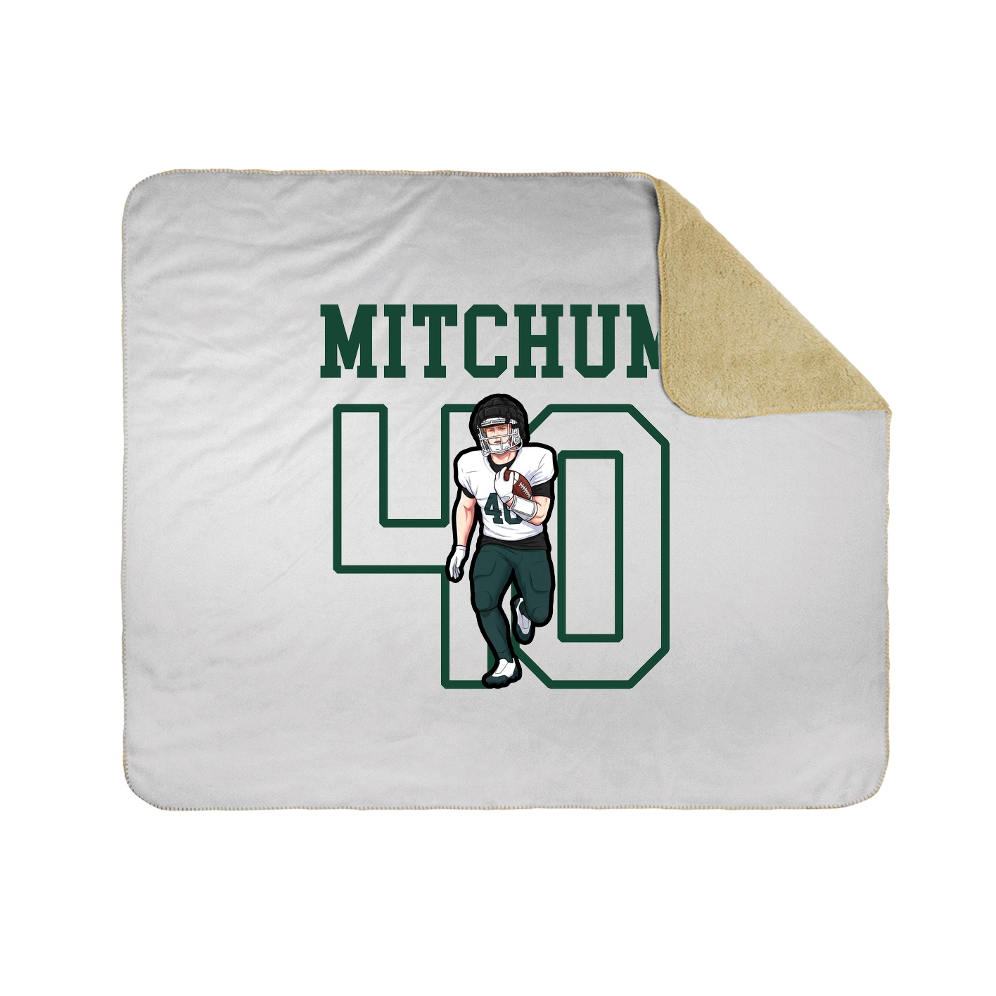 Throw Blanket — Shirsey in White