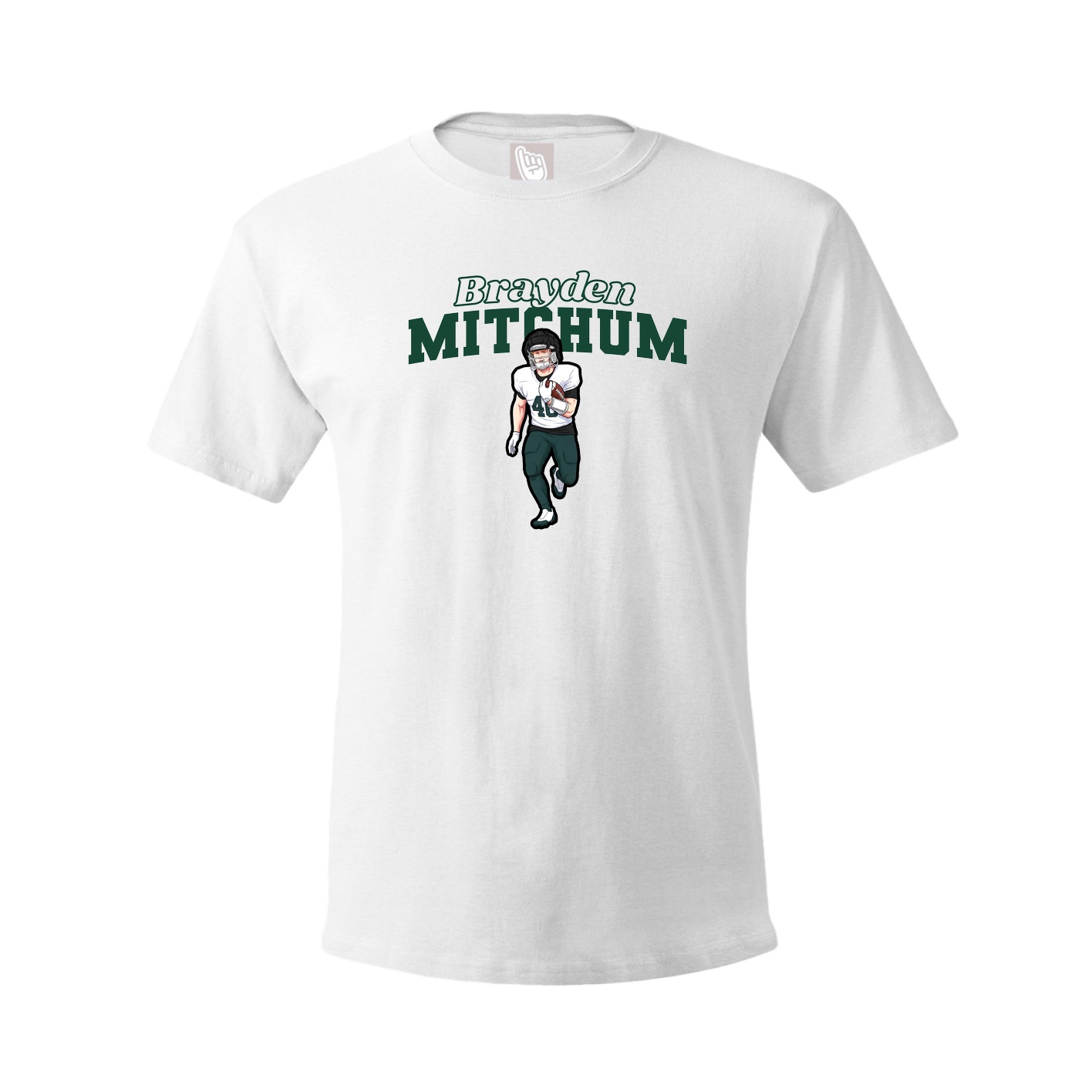 Tee — Name Arch in White
