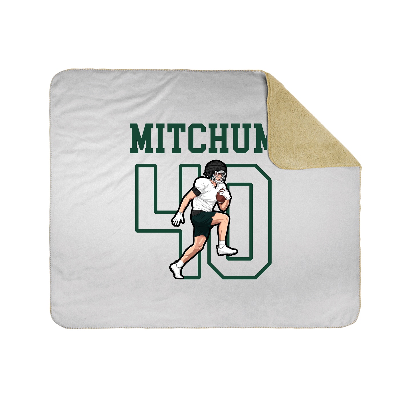 Throw Blanket — Shirsey in White